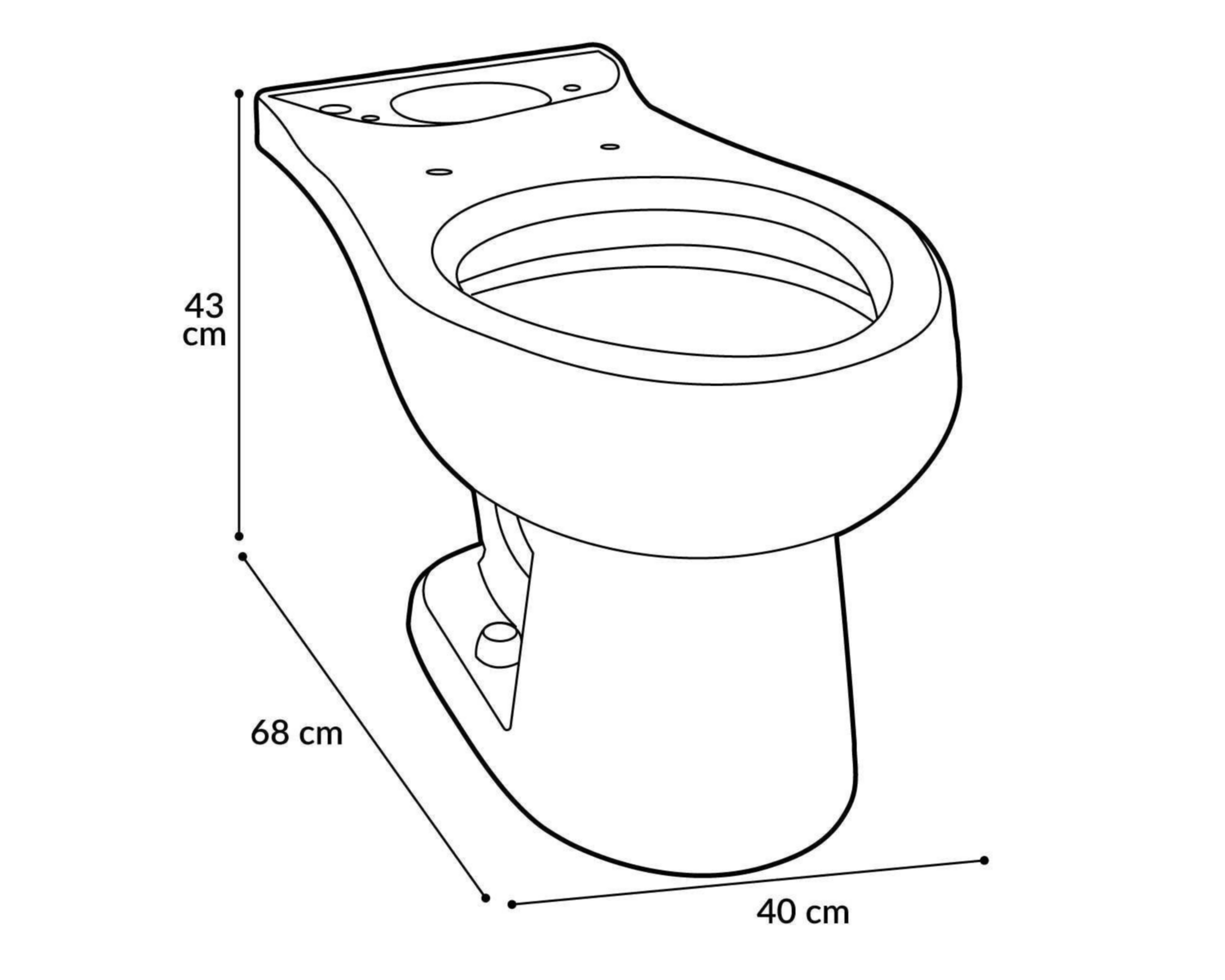 Foto 4 pulgar | Sanitario de Cerámica Helvex Austral Porcelanizado