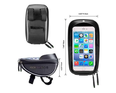 Foto 3 | Soporte de Celular para Bicicleta Rockbros Impermeable
