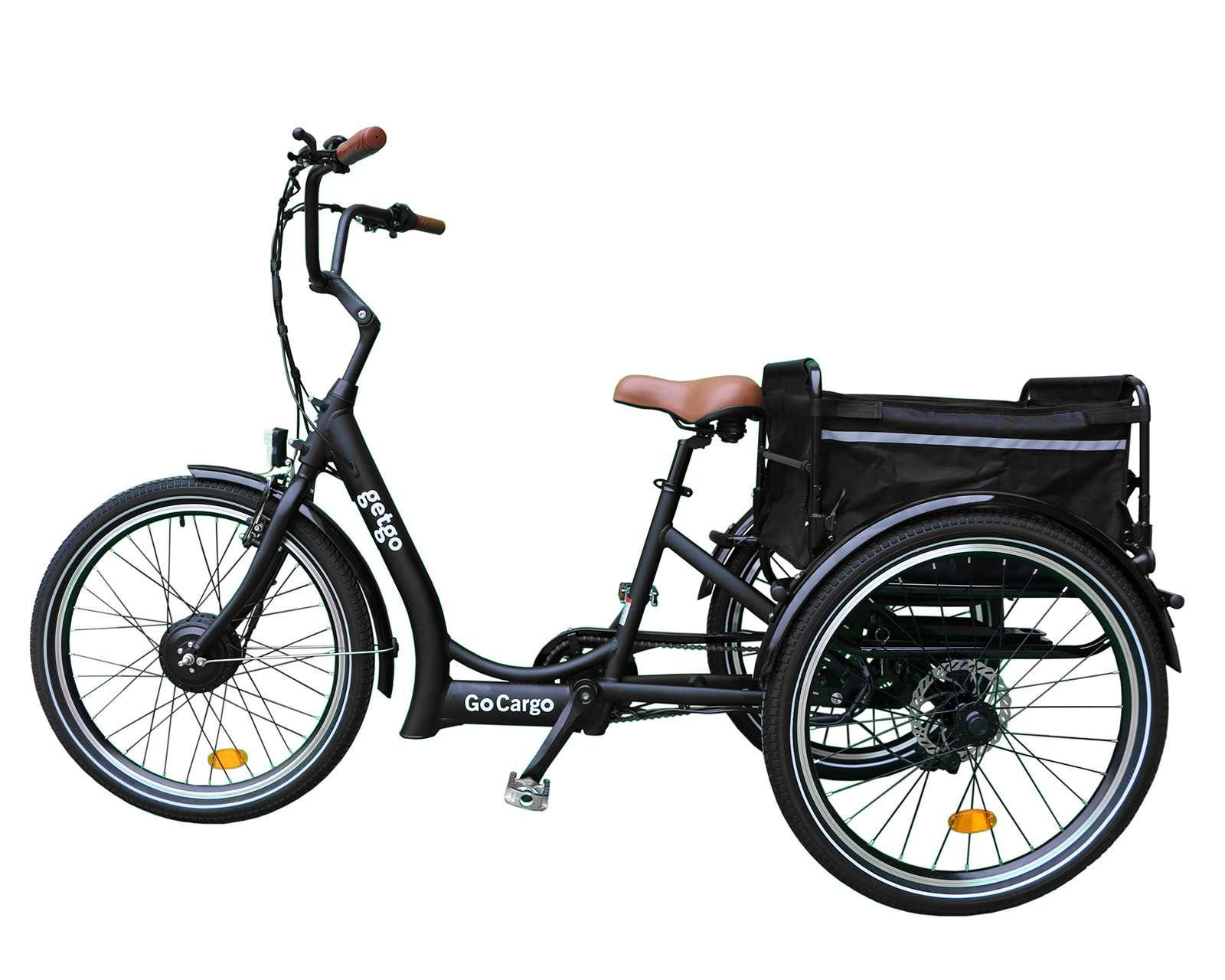 Bicicleta Eléctrica Getgo Go Cargo 24" Negro