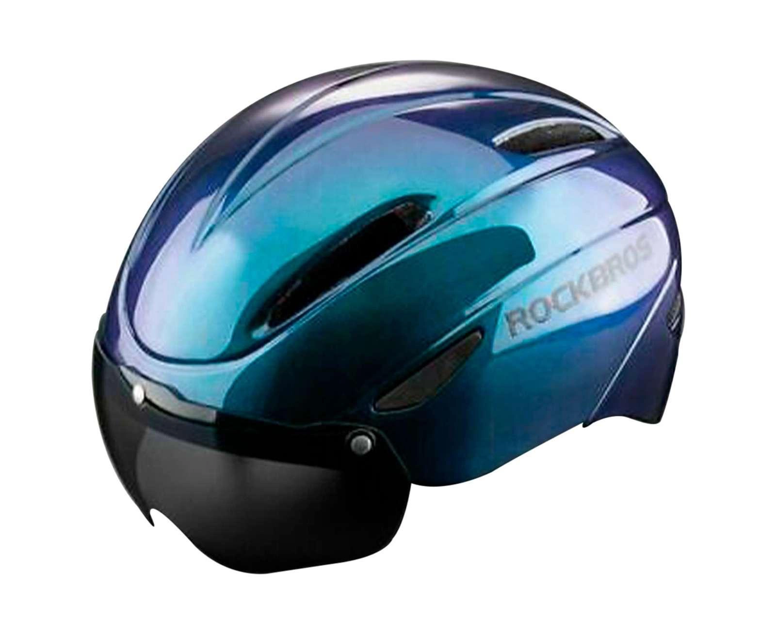 Foto 2 | Casco para Ciclista Rockbros Azul