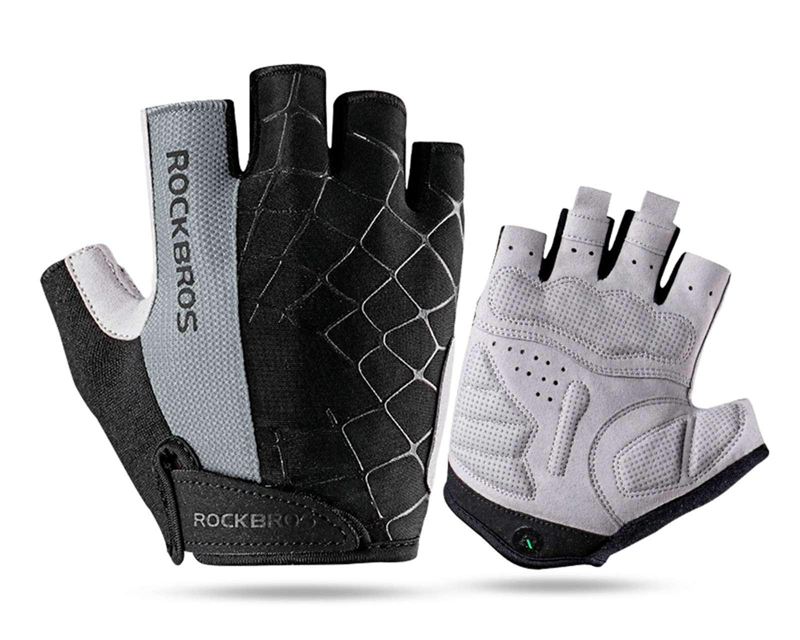 Foto 2 pulgar | Guantes para Ciclismo Rockbros RB-S109EG Gris Extra Grande