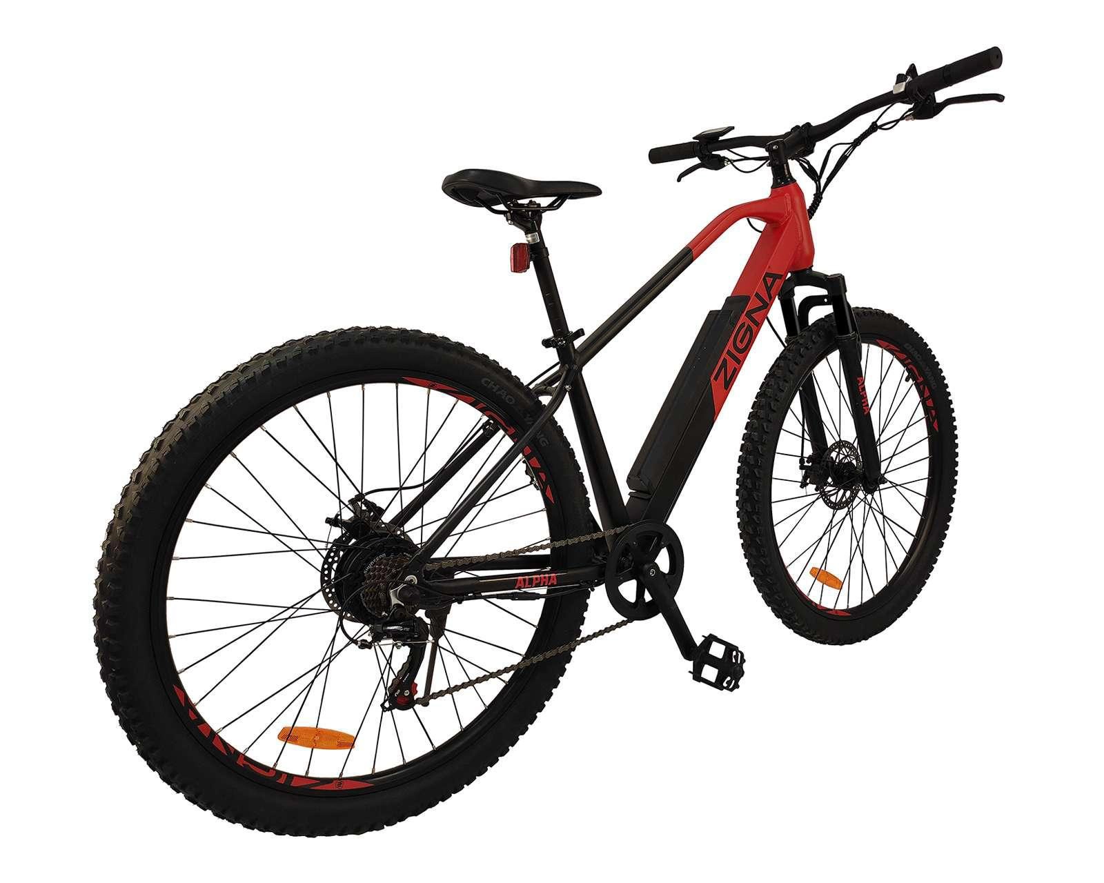 Foto 4 pulgar | Bicicleta Eléctrica Zigna Alpha 350 29" Roja