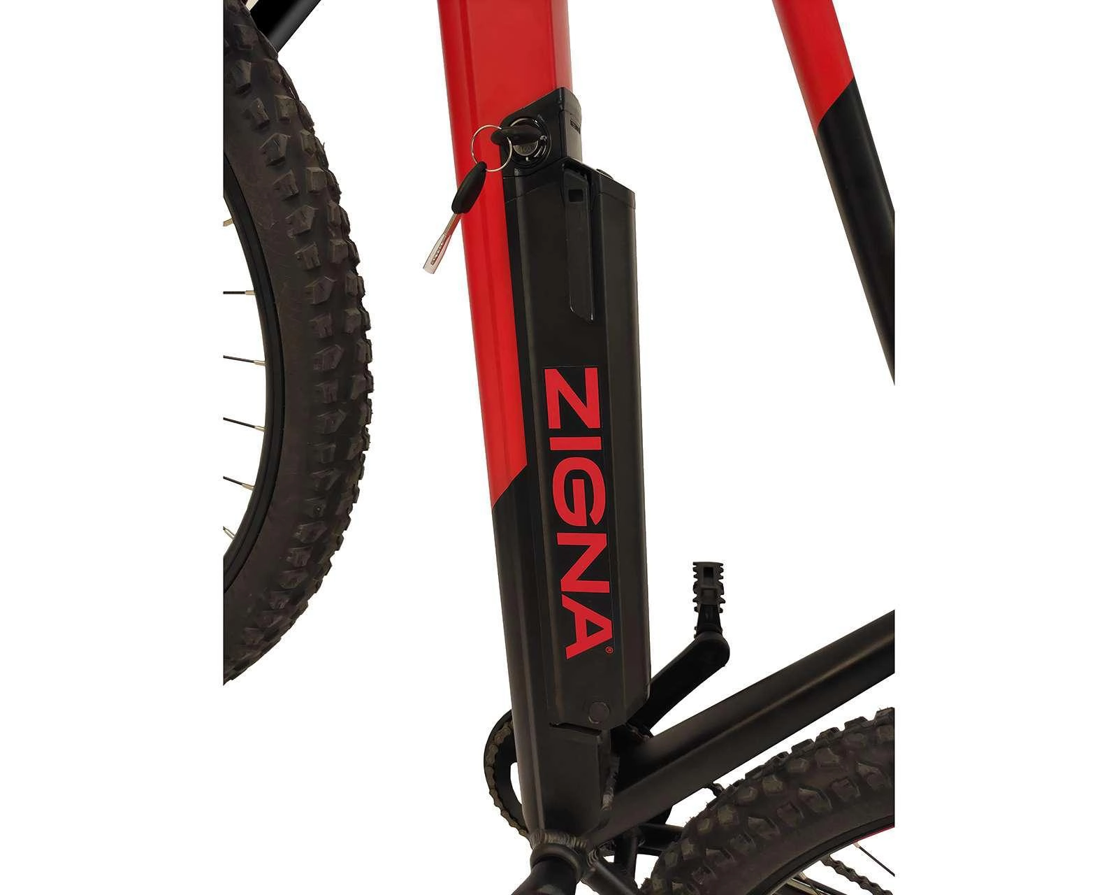 Foto 7 pulgar | Bicicleta Eléctrica Zigna Alpha 350 29" Roja