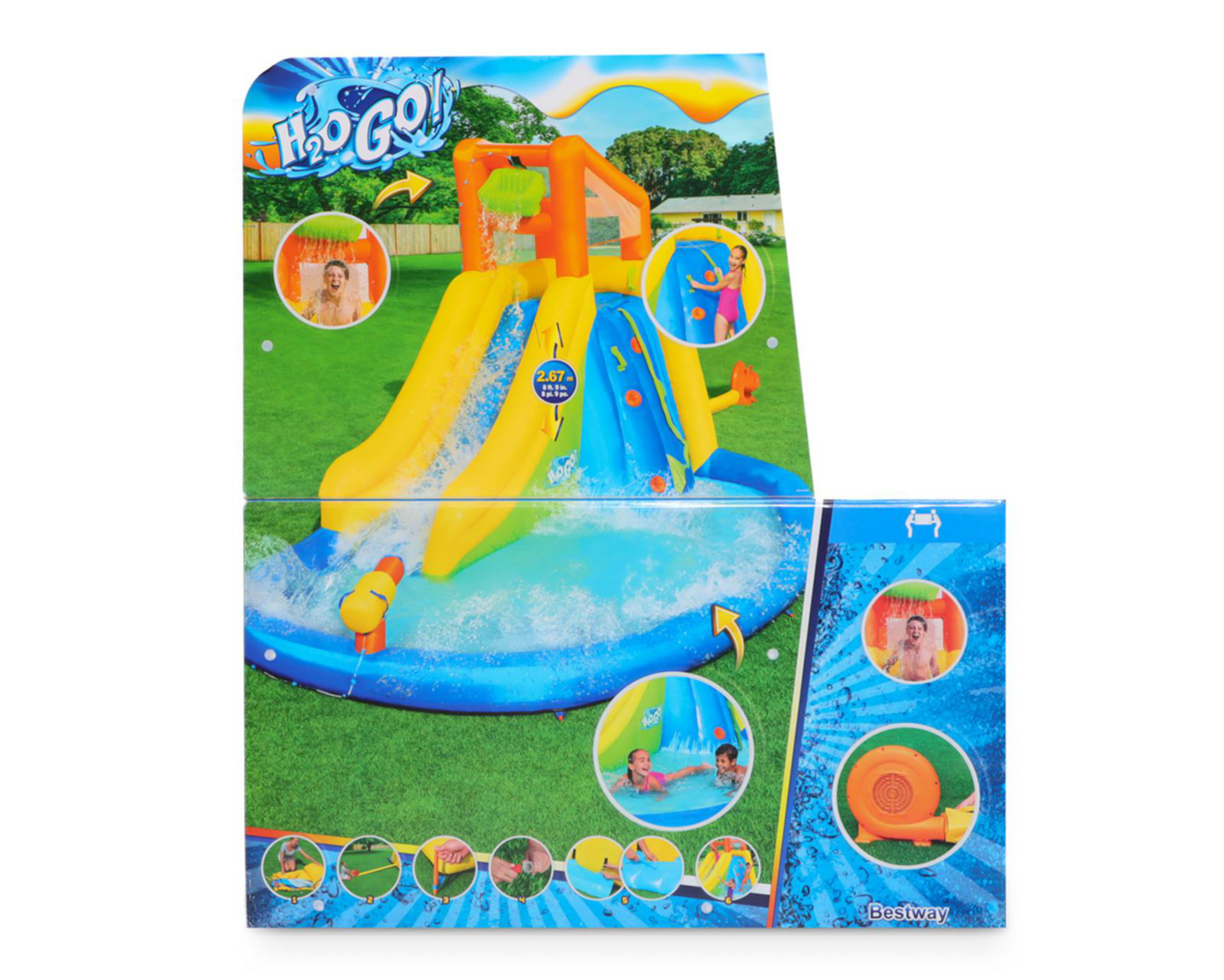 Foto 4 pulgar | Alberca Infantil Resbaladilla Bestway 1086 L 435 x 286 x 267 cm