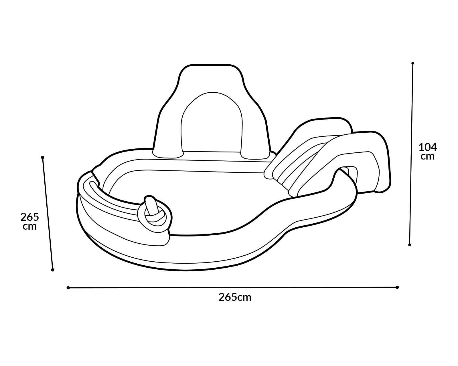 Foto 10 | Alberca Infantil Bestway 208 L 265 x 265 x 104 cm