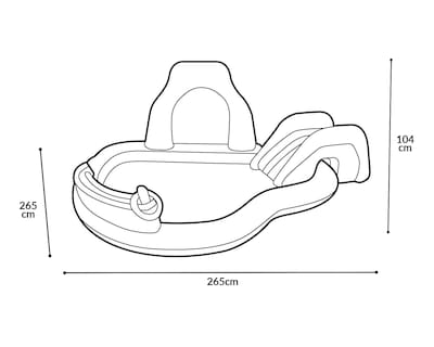 Foto 10 | Alberca Infantil Bestway 208 L 265 x 265 x 104 cm