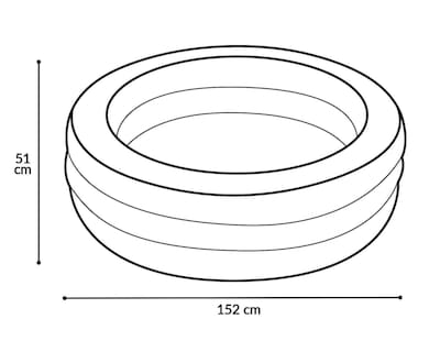 Foto 7 | Alberca Infantil Circular Bestway 400 L 152 x 51 cm