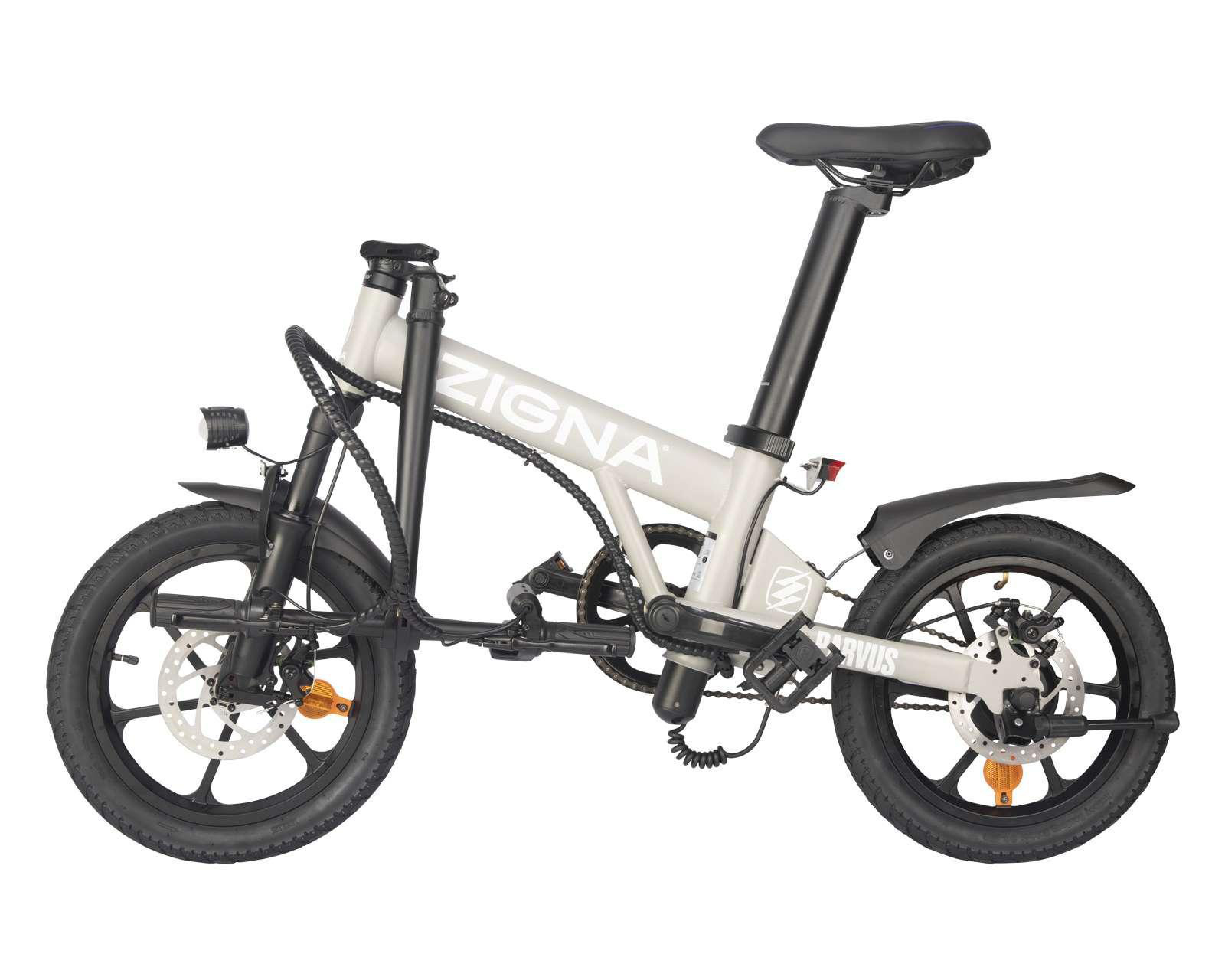 Foto 4 pulgar | Bicicleta Eléctrica Zigna Parvus 16" Gris