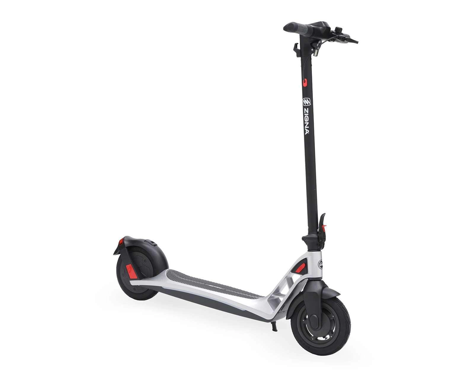 Scooter Eléctrico Zigna Future 300 hasta 25km/h Plateado/Negro