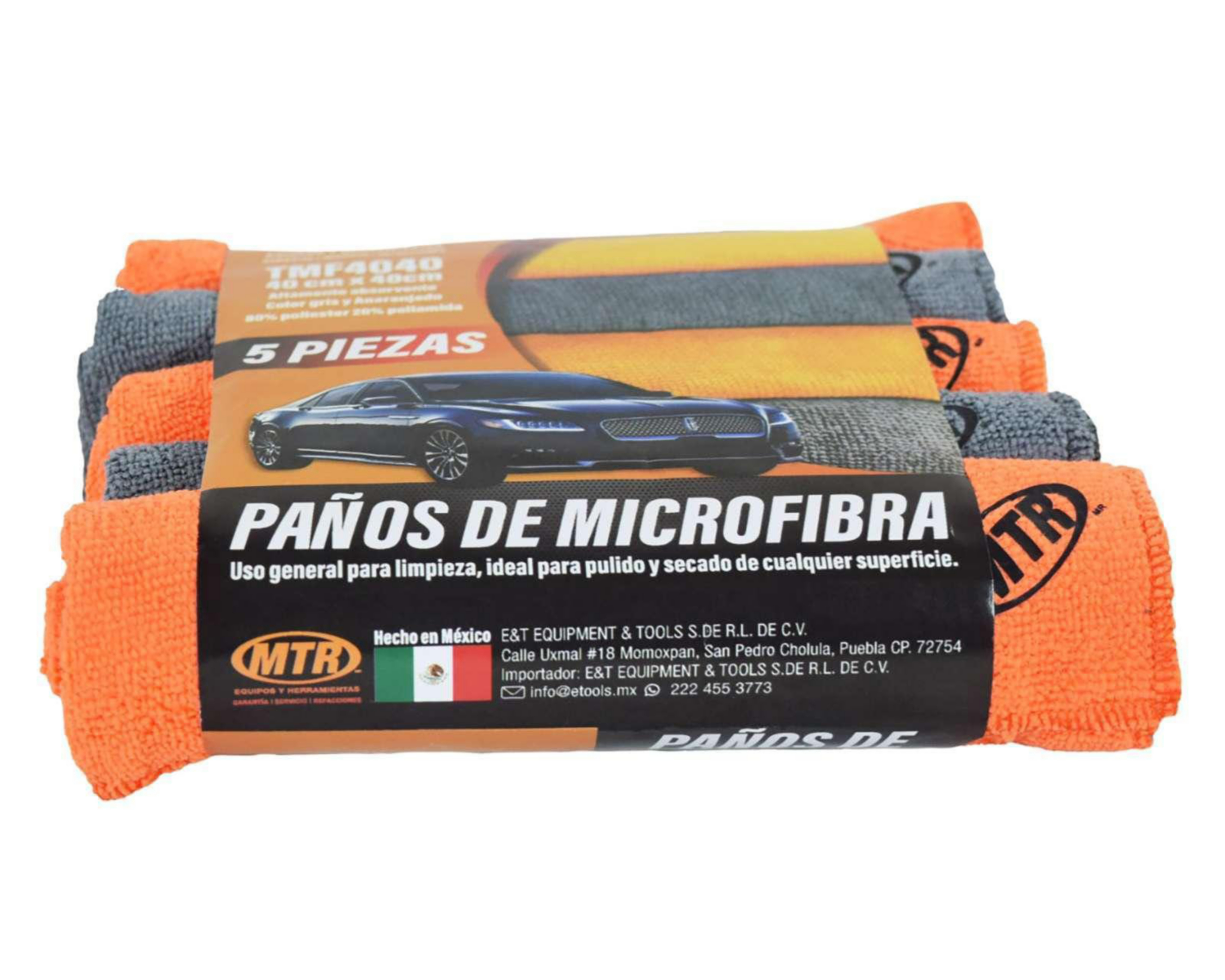 Paños de Microfibra MTR TMF4040 5 con 5 Piezas