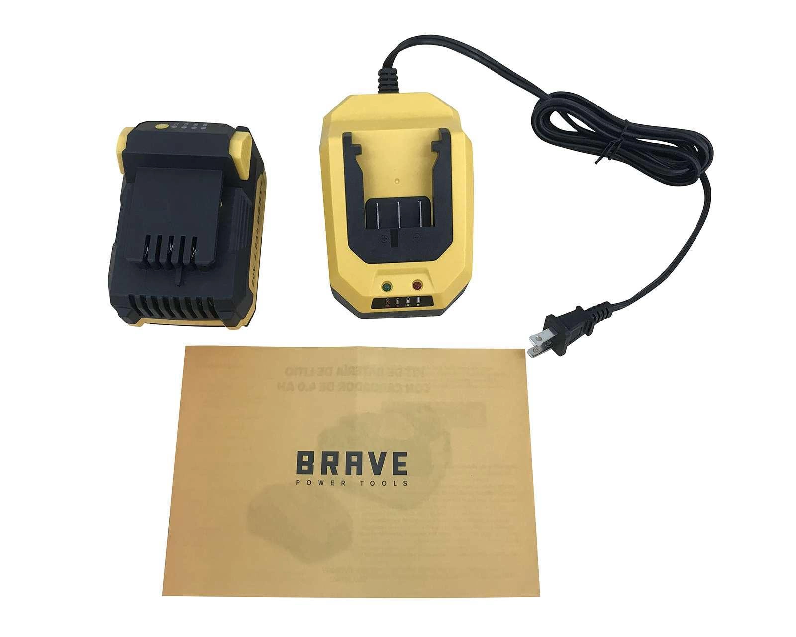 Batería de Litio con Cargador 20v  Brave