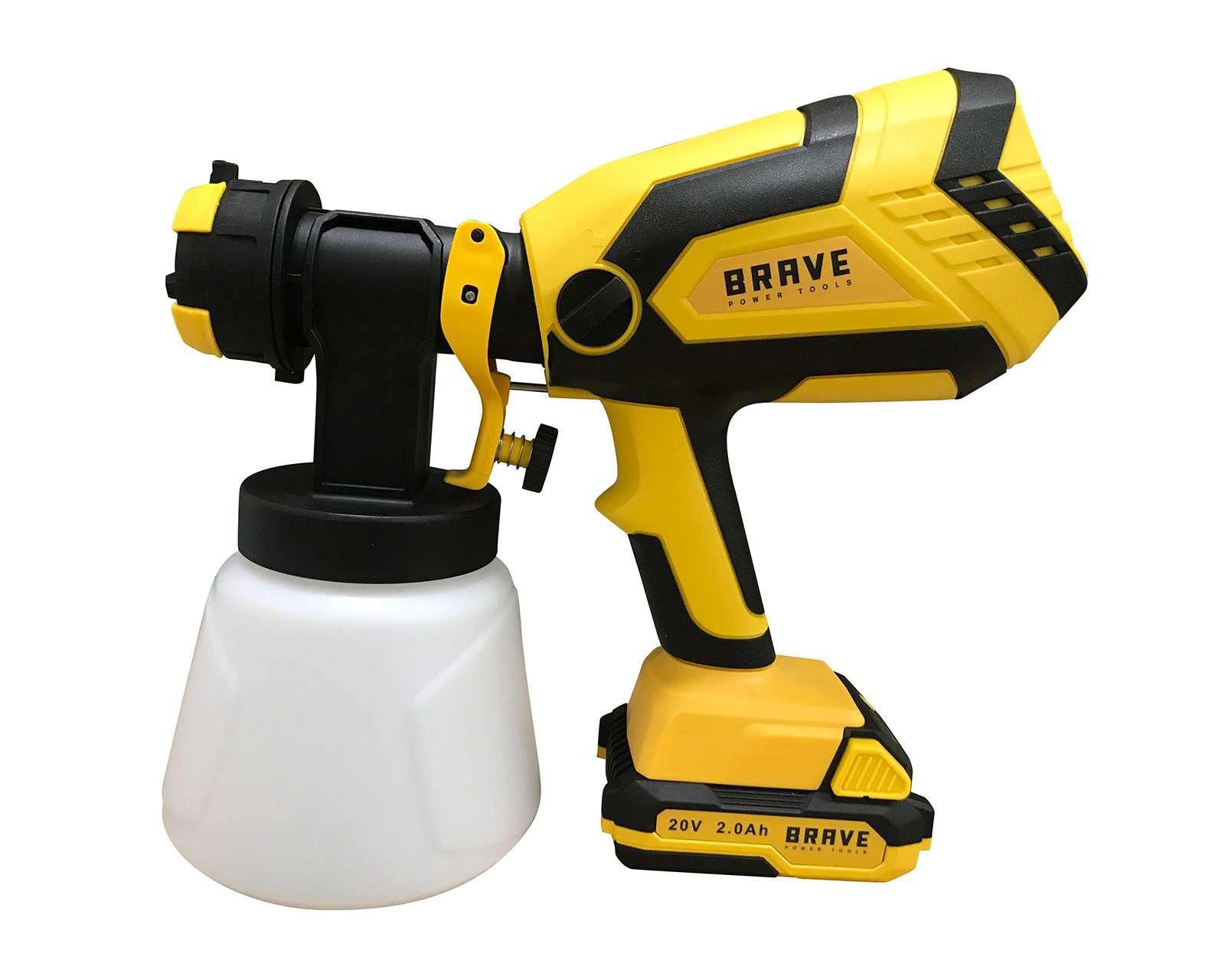 Pistola para Pintura Inalámbrica Brave Power Tools BVPP-20V 1000 ml