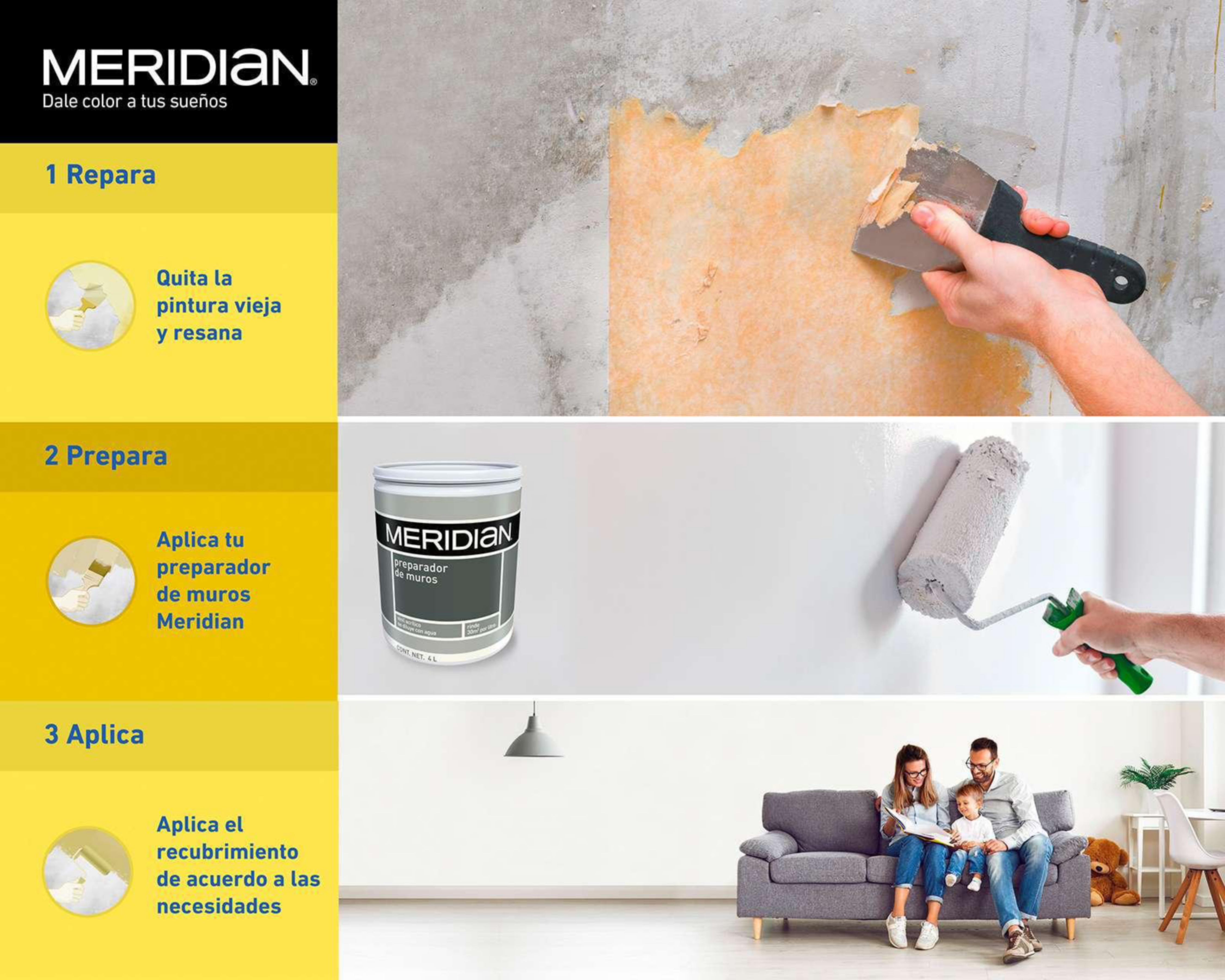 Foto 4 | Pintura Vinil Acrílica Meridian Blanca 19 l