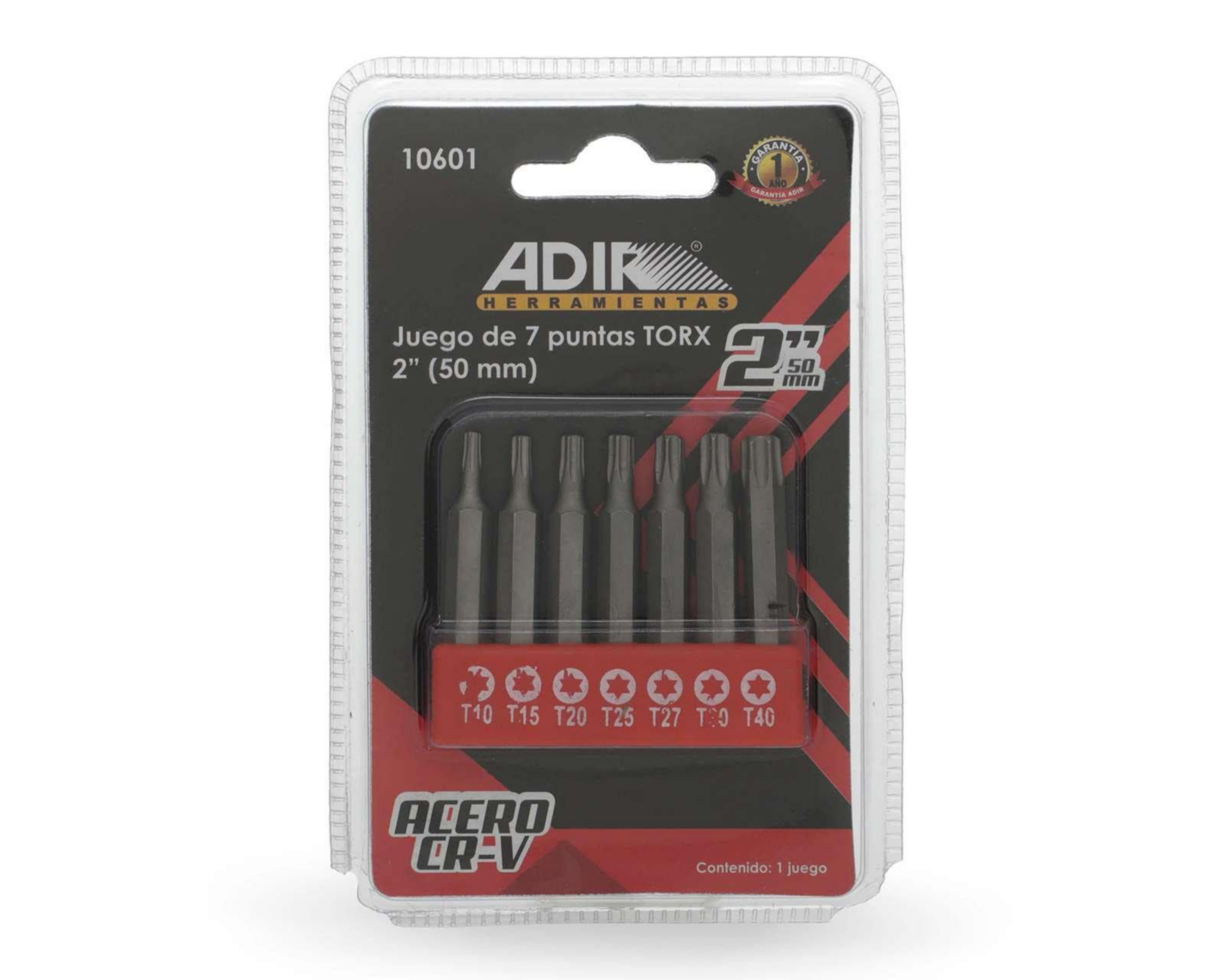 Puntas para Desarmador Adir Torx 7 Piezas