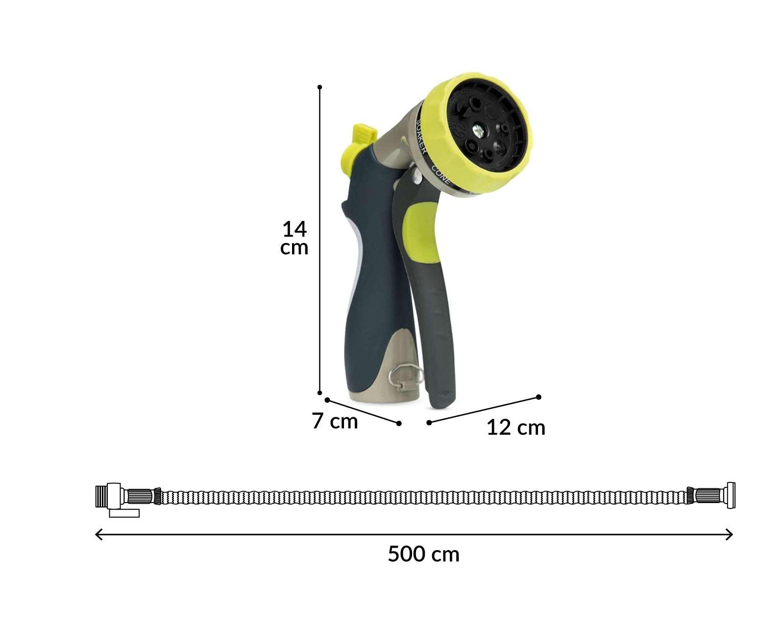 Foto 6 | Manguera y Pistola de Riego Brave 5 m Verde