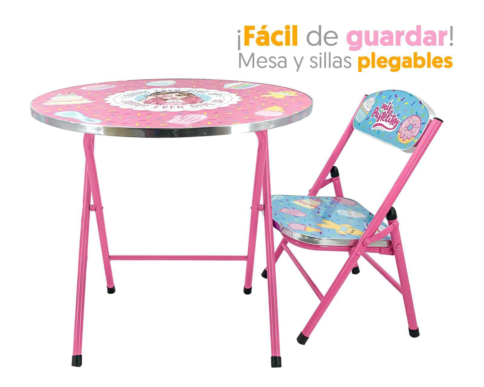Foto 4 | Mesa con 2 Sillas Mis Pastelitos