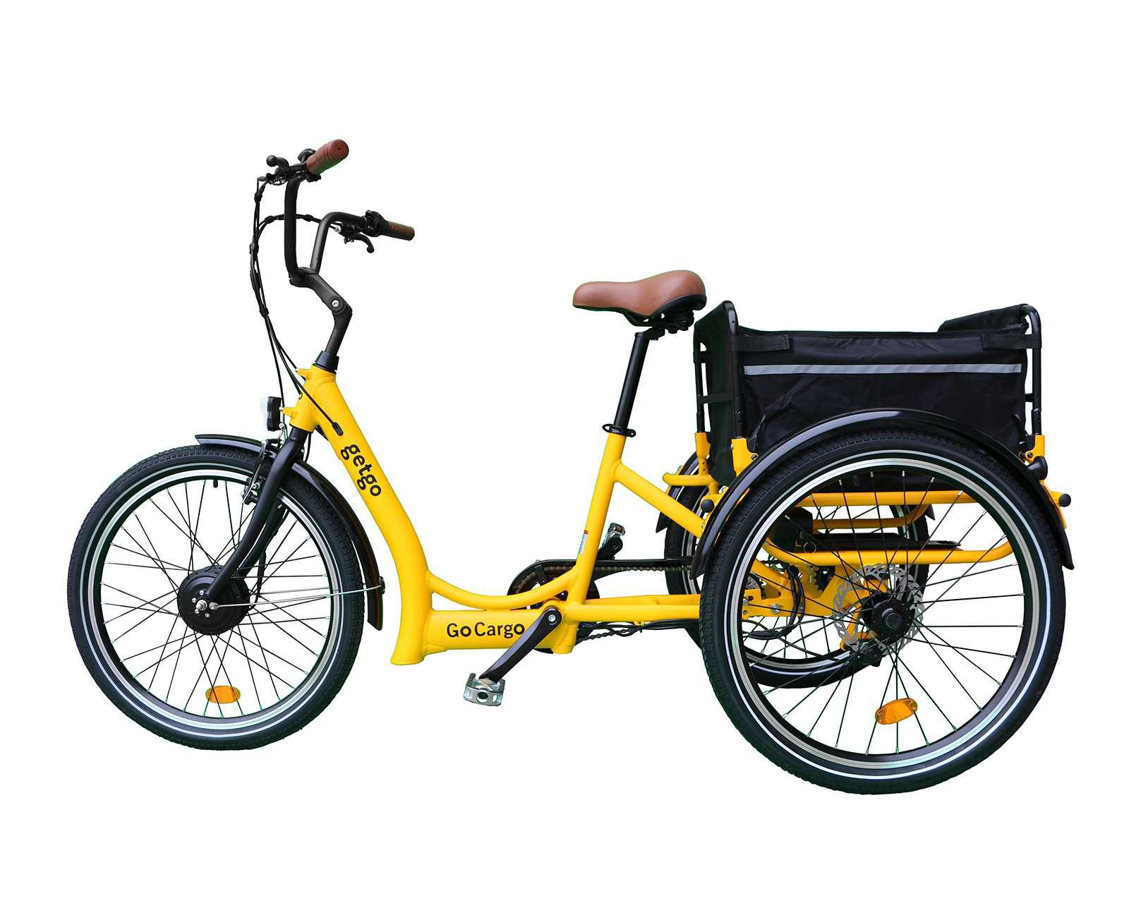 Scooter Eléctrico GetGo Go Cargo hasta 25 km/h Amarillo