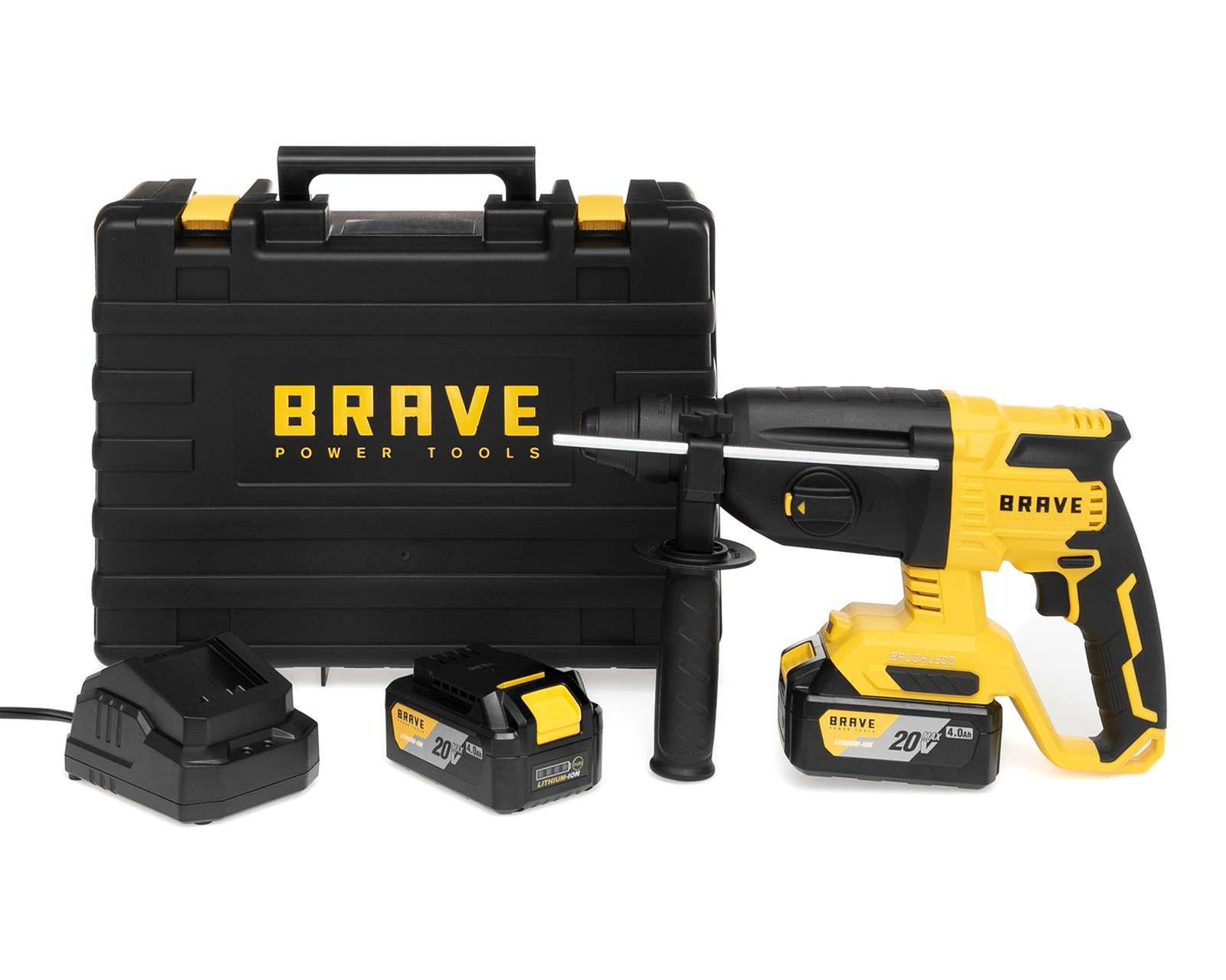 Rotomartillo Inalámbrico Brave Power Tools BVRM-24EM con Motor Brushless