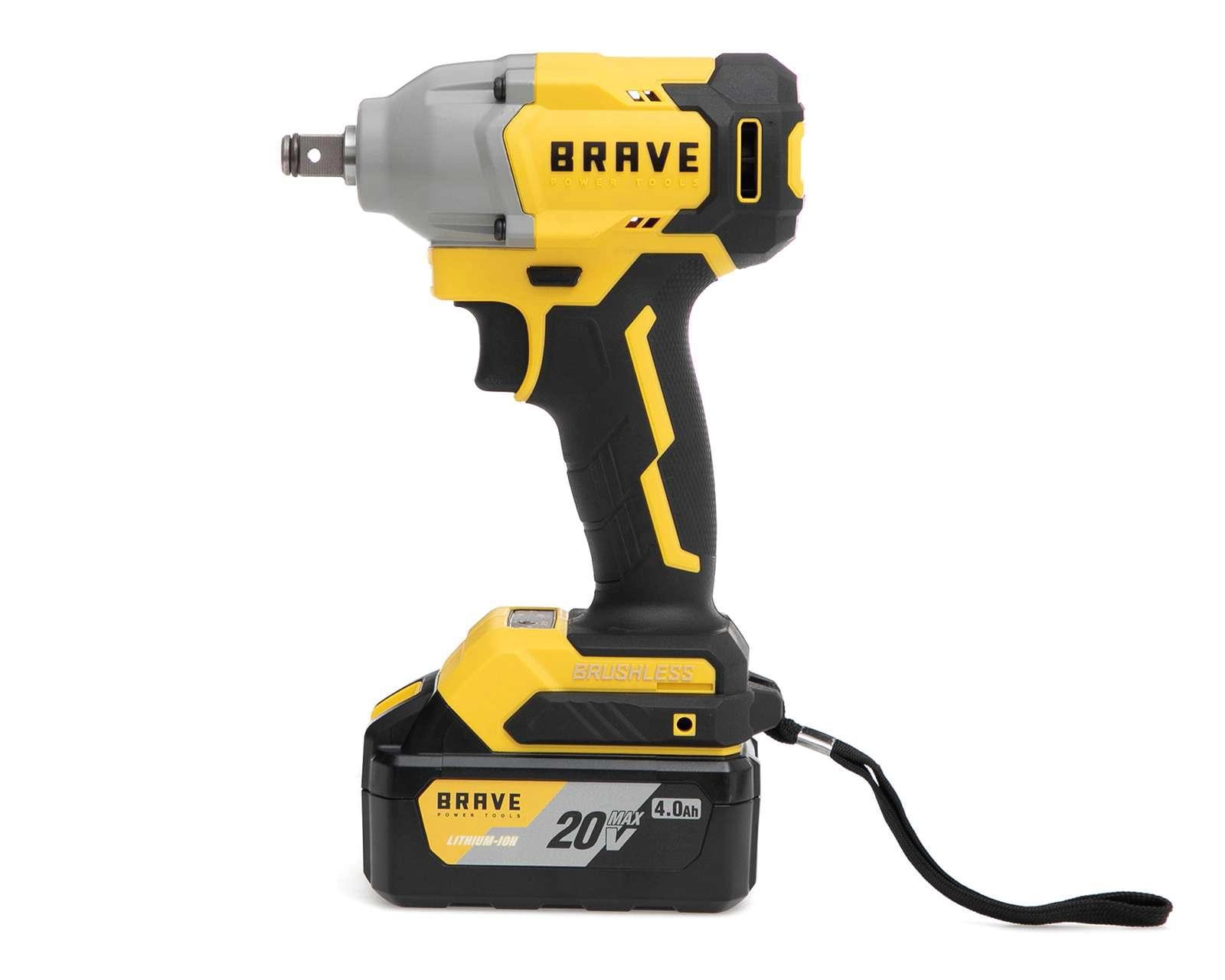 Foto 3 pulgar | Llave de Impacto Brave Power Tools BVTI-298NM 50 W con Motor Brushless