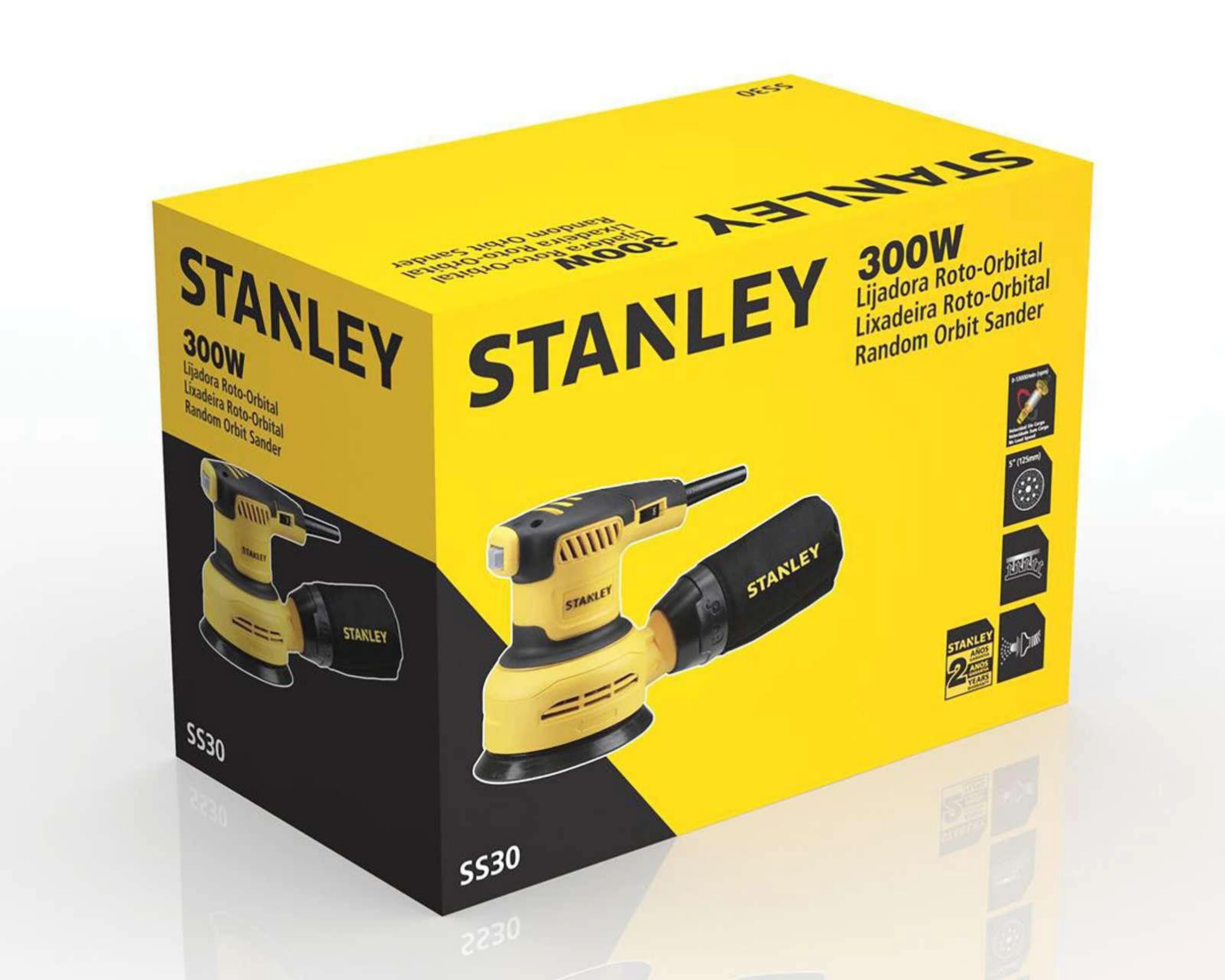 Foto 9 pulgar | Lijadora Stanley SS30-B3 Roto Orbital 3,000 W