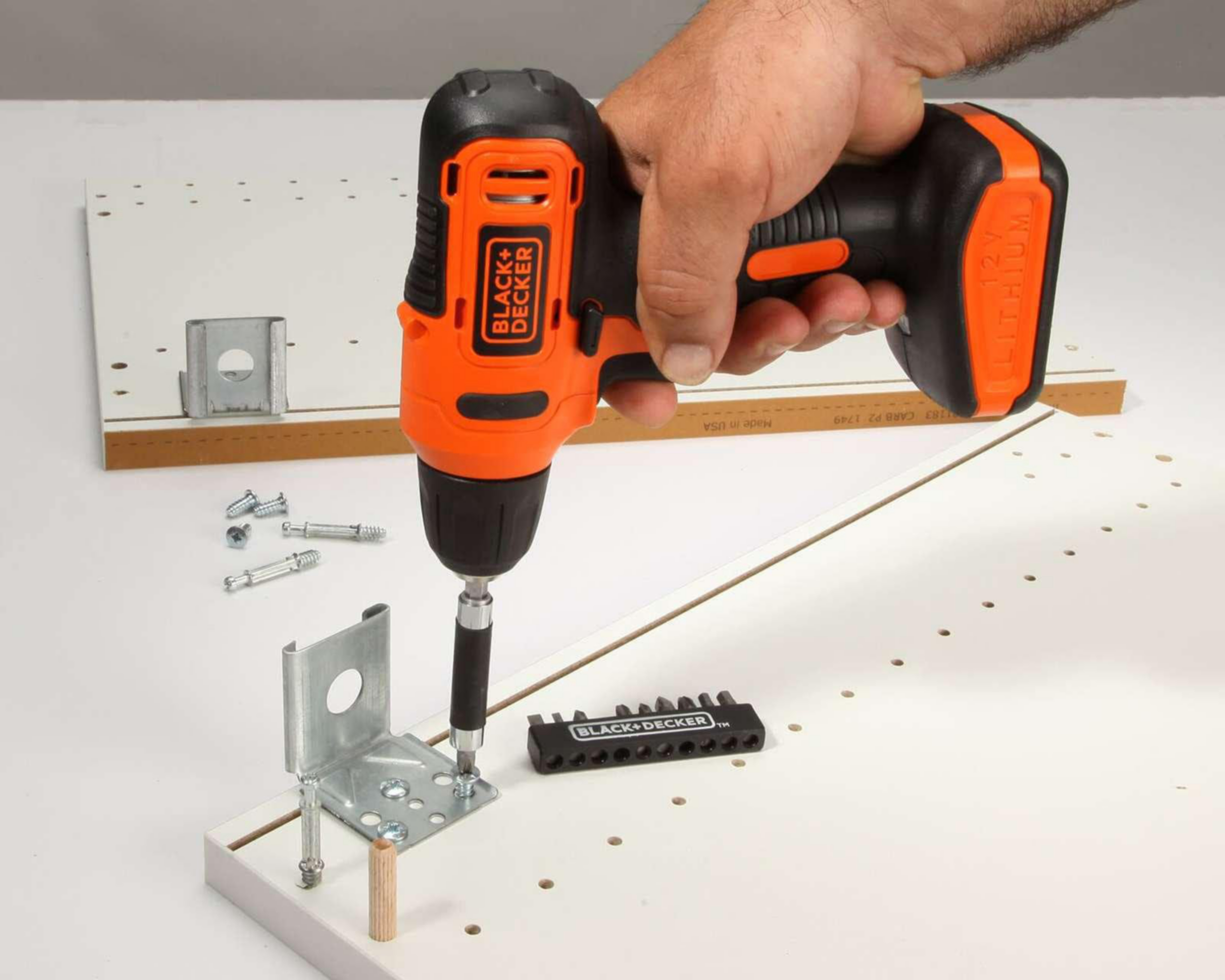 Foto 8 pulgar | Taladro Inalámbrico Black+Decker LD12SP-B3 12 V