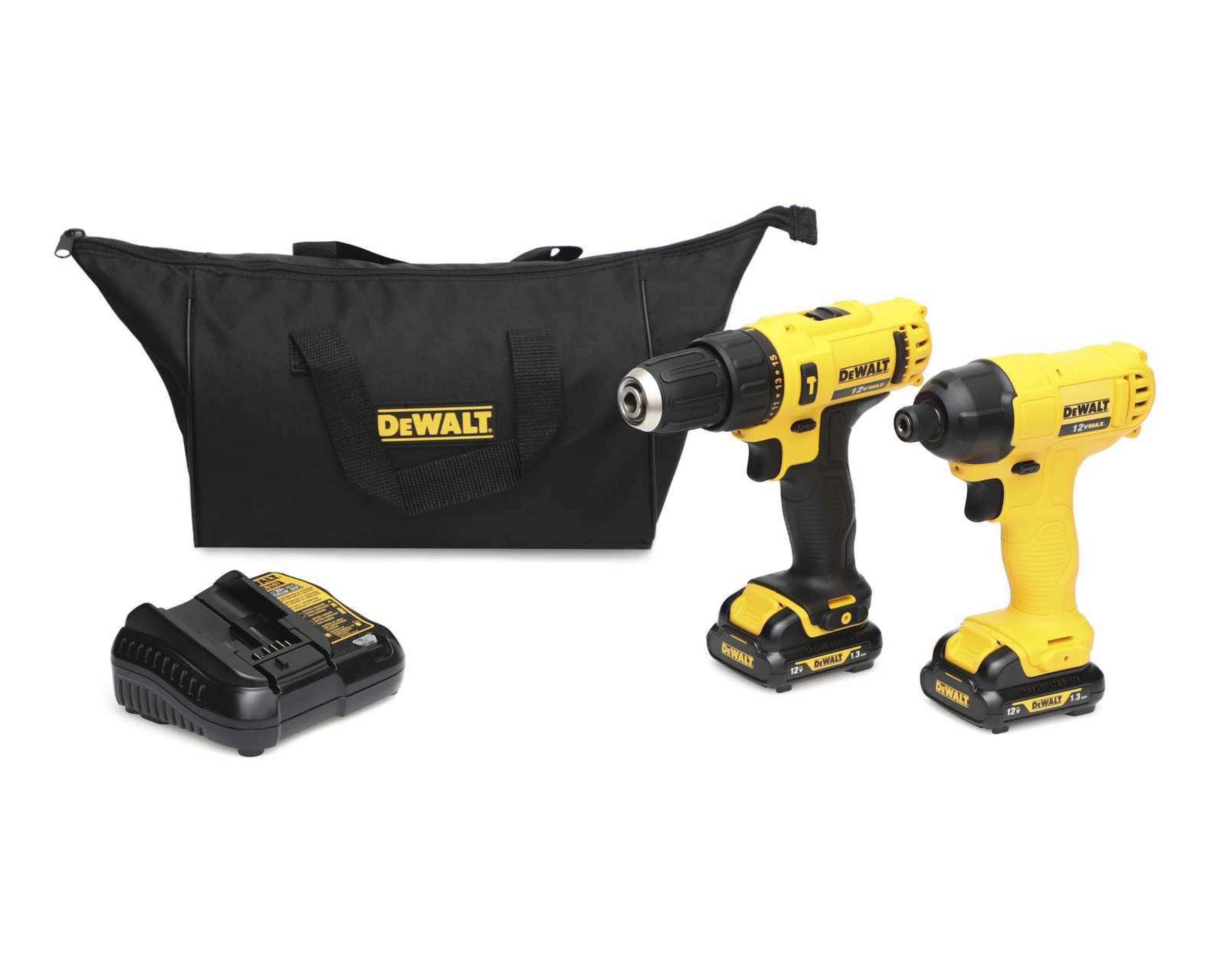 Foto 2 pulgar | Rotomartillo y Llave de Impacto Dewalt DCK202C2-B3 300 W