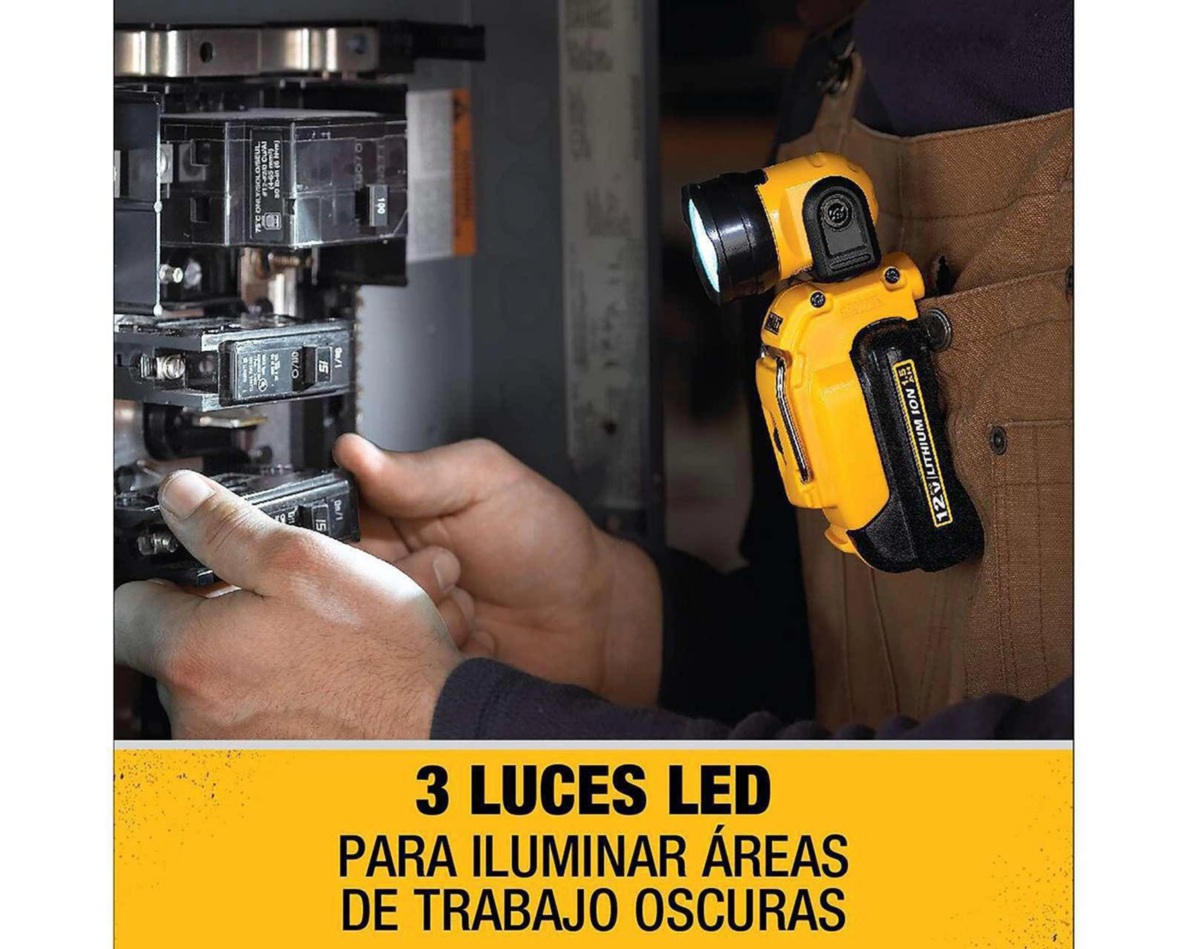 Foto 9 pulgar | Lámpara Dewalt DCL510 LED 12 V