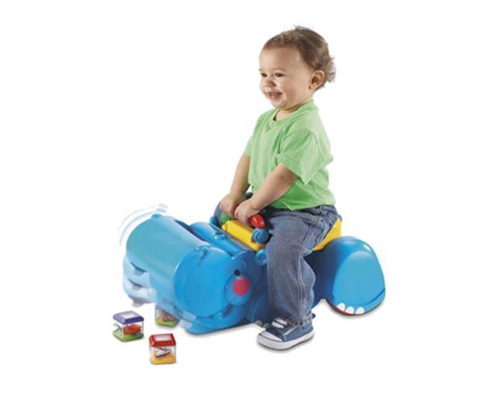 Foto 4 | Caminadora Fisher Price Hipo Traga Bloques C5843