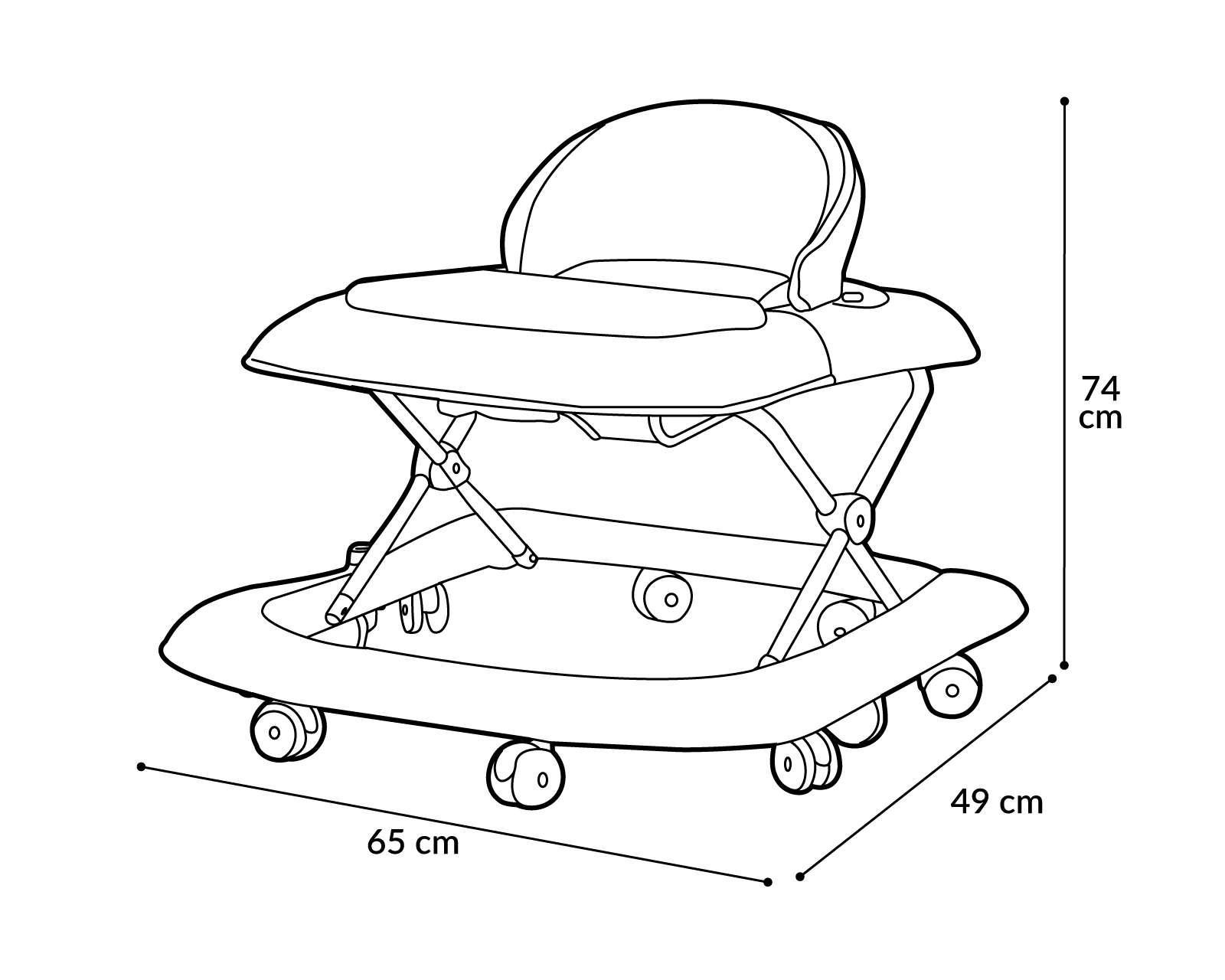 Foto 7 pulgar | Andadera Baby Walker