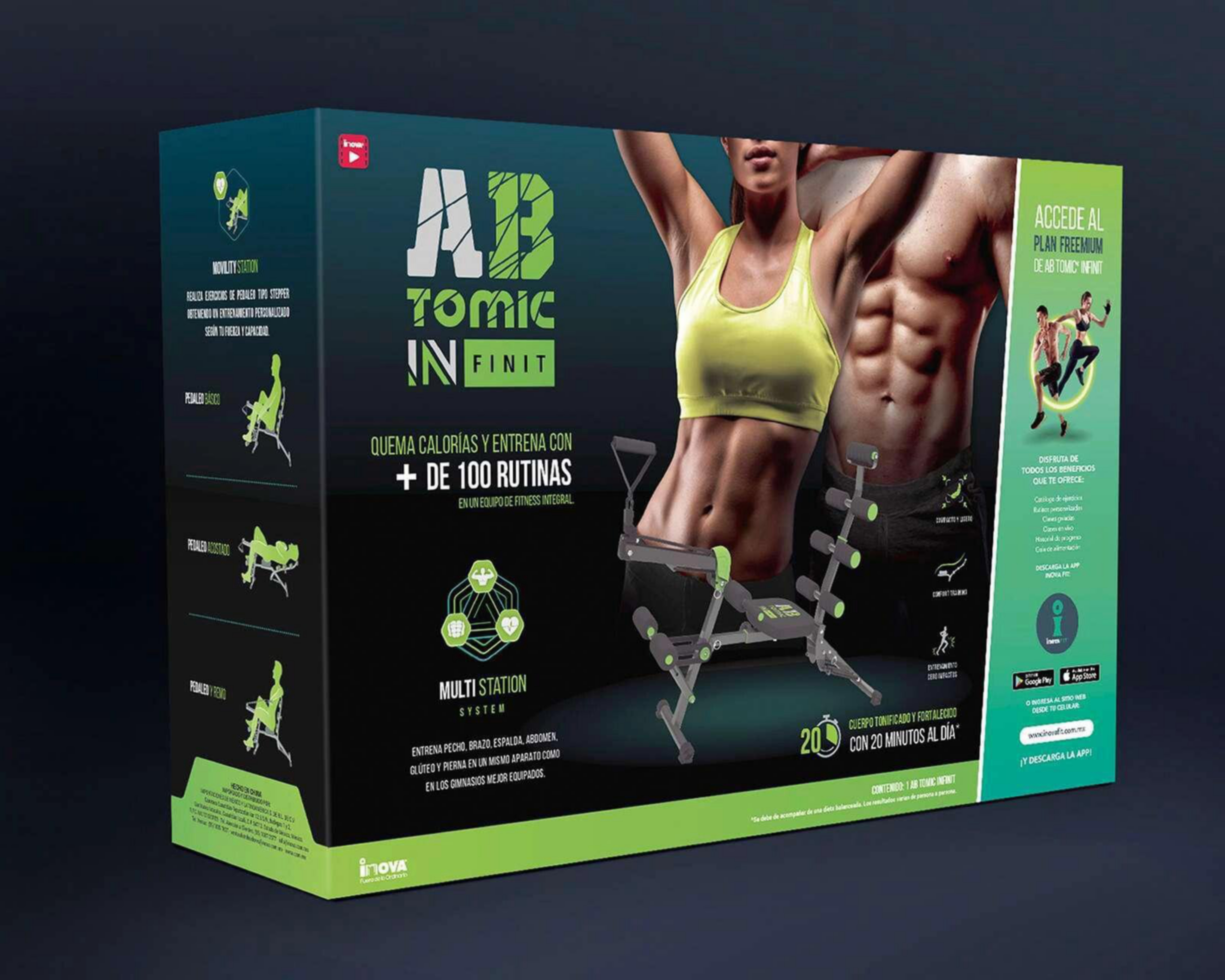 Foto 6 | Aparato de Ejercicios Inova AB Tomic Infinit