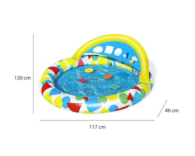 Foto 10 | Alberca Infantil Circular Bestway 45 L 120 x 117 x 46 cm