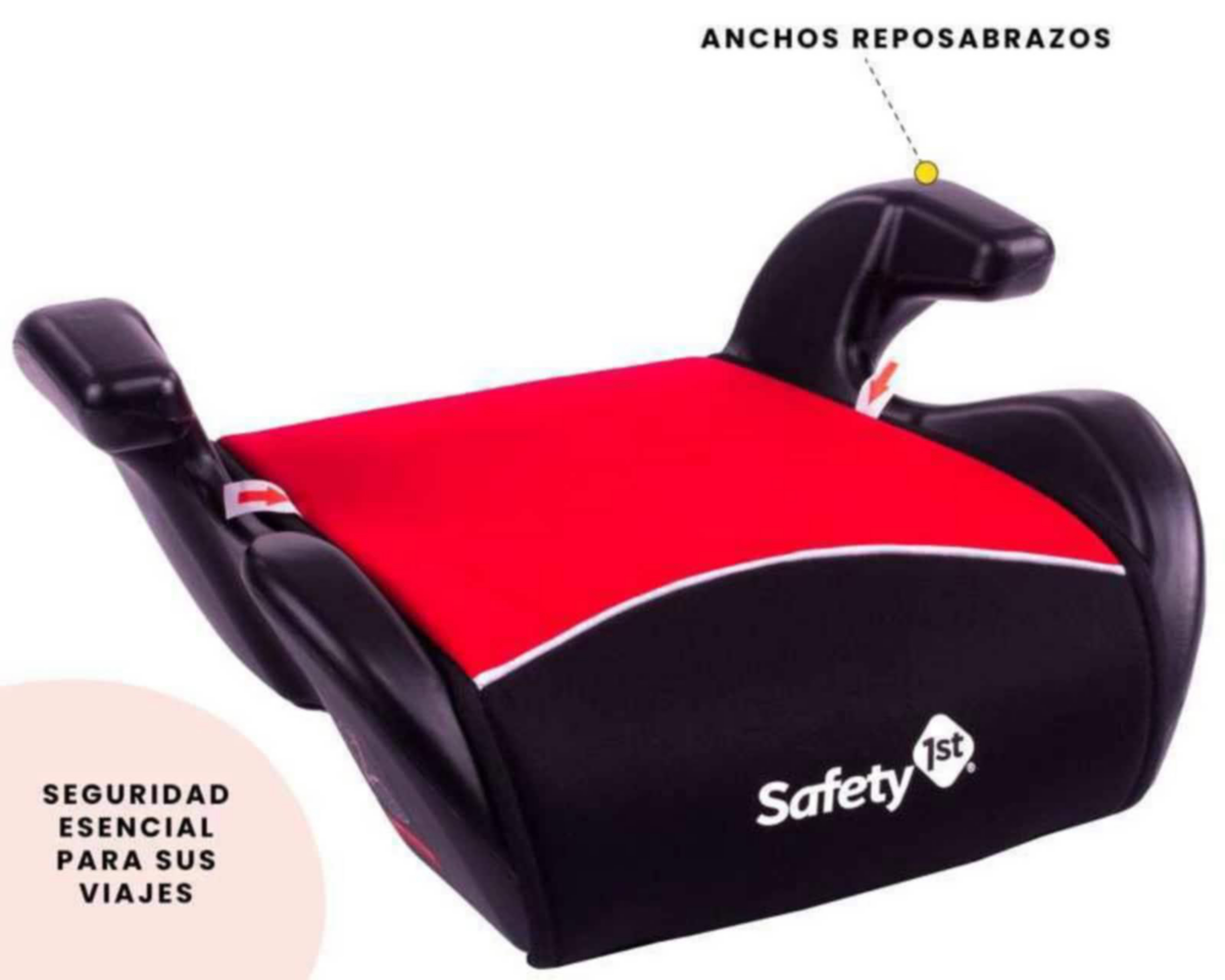 Foto 4 pulgar | Silla Booster Safety 1st Solo Rojo