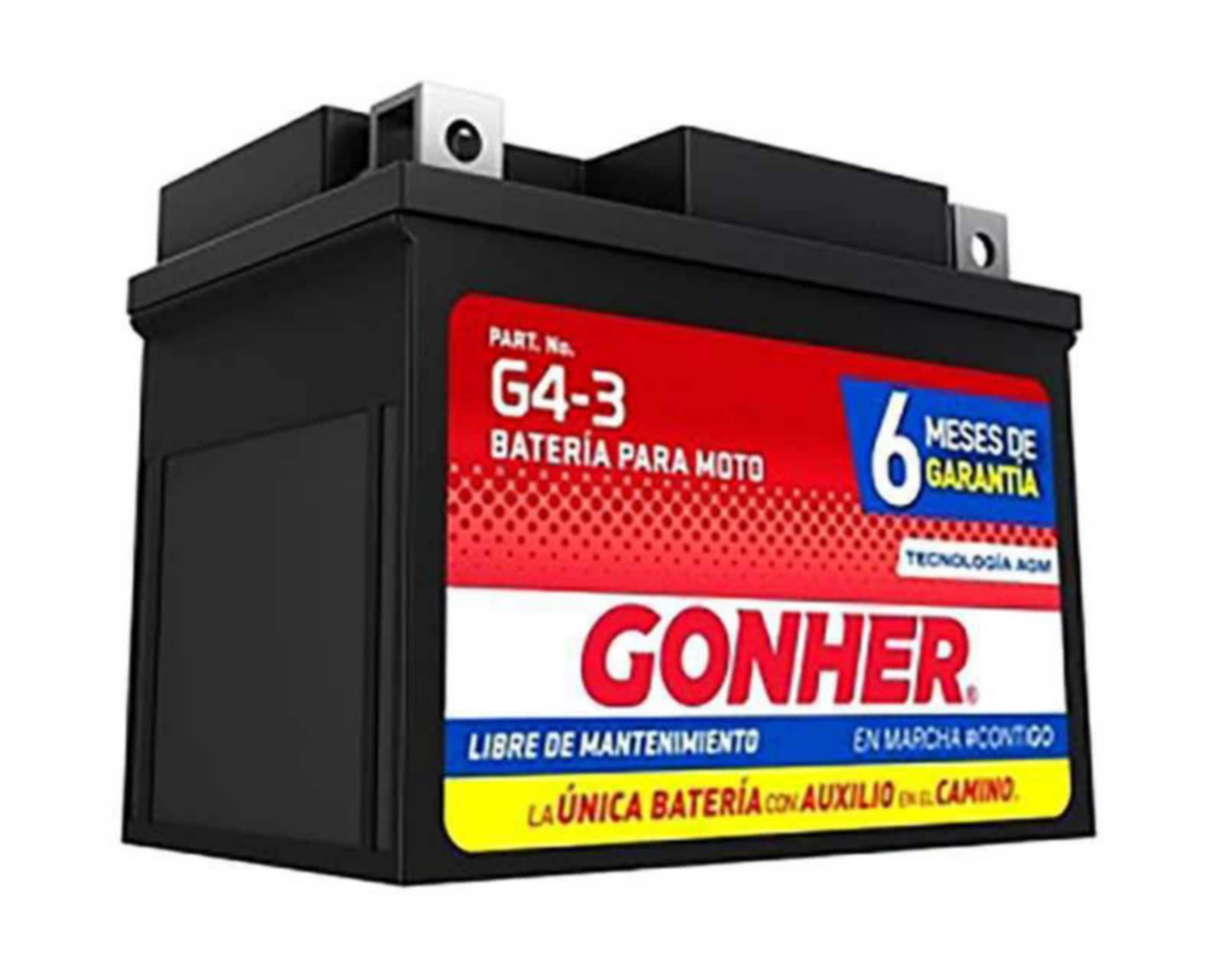 Acumulador Gonher G4-3 Motobatería