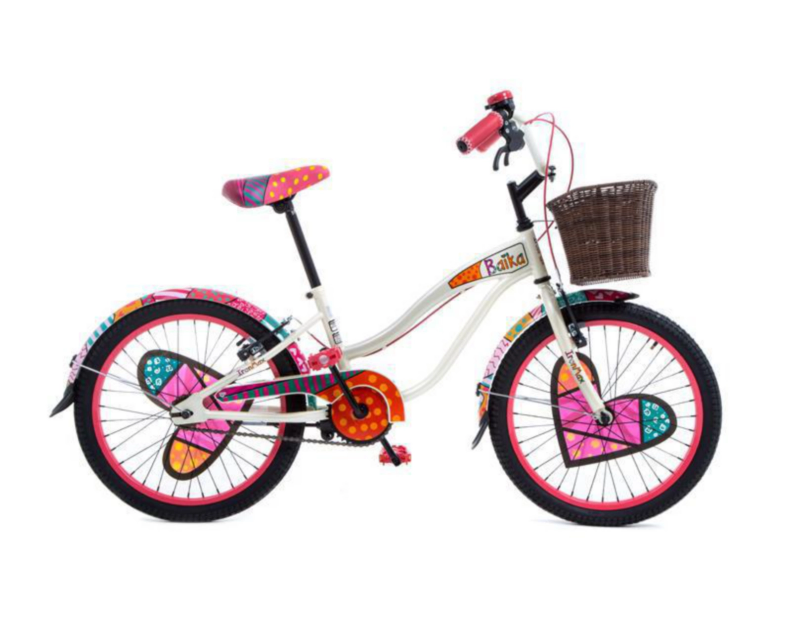 Foto 3 pulgar | Bicicleta Infantil Ironmax 20" Blanca