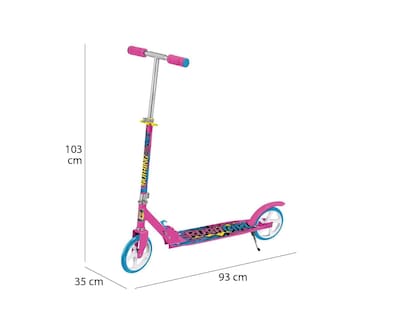 Foto 6 | Scooter Flying Wheels Rush Niña 2M-SFWG-WD con Soporte