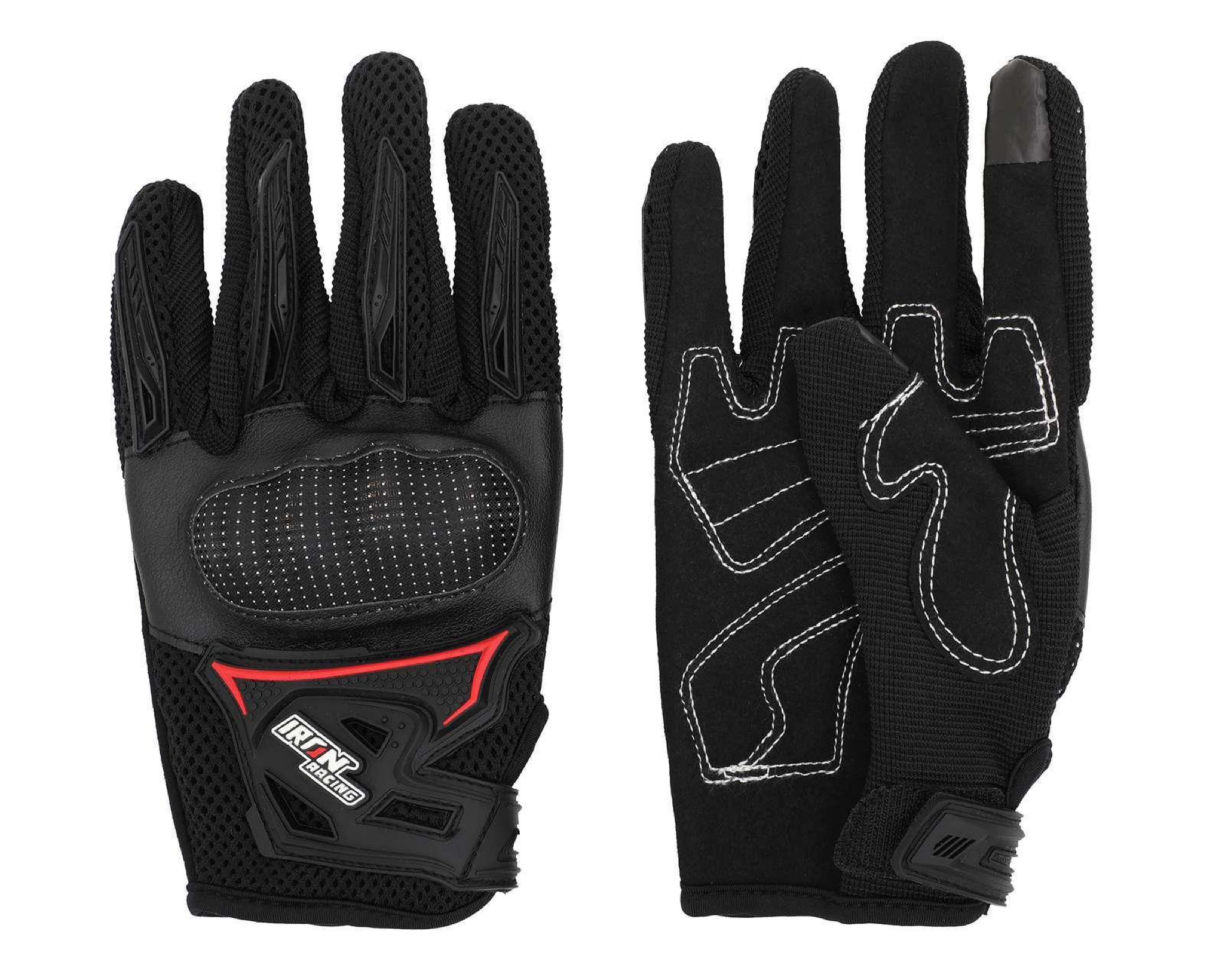 Foto 2 pulgar | Guantes para Motociclista Iron Racing Vivora Negro