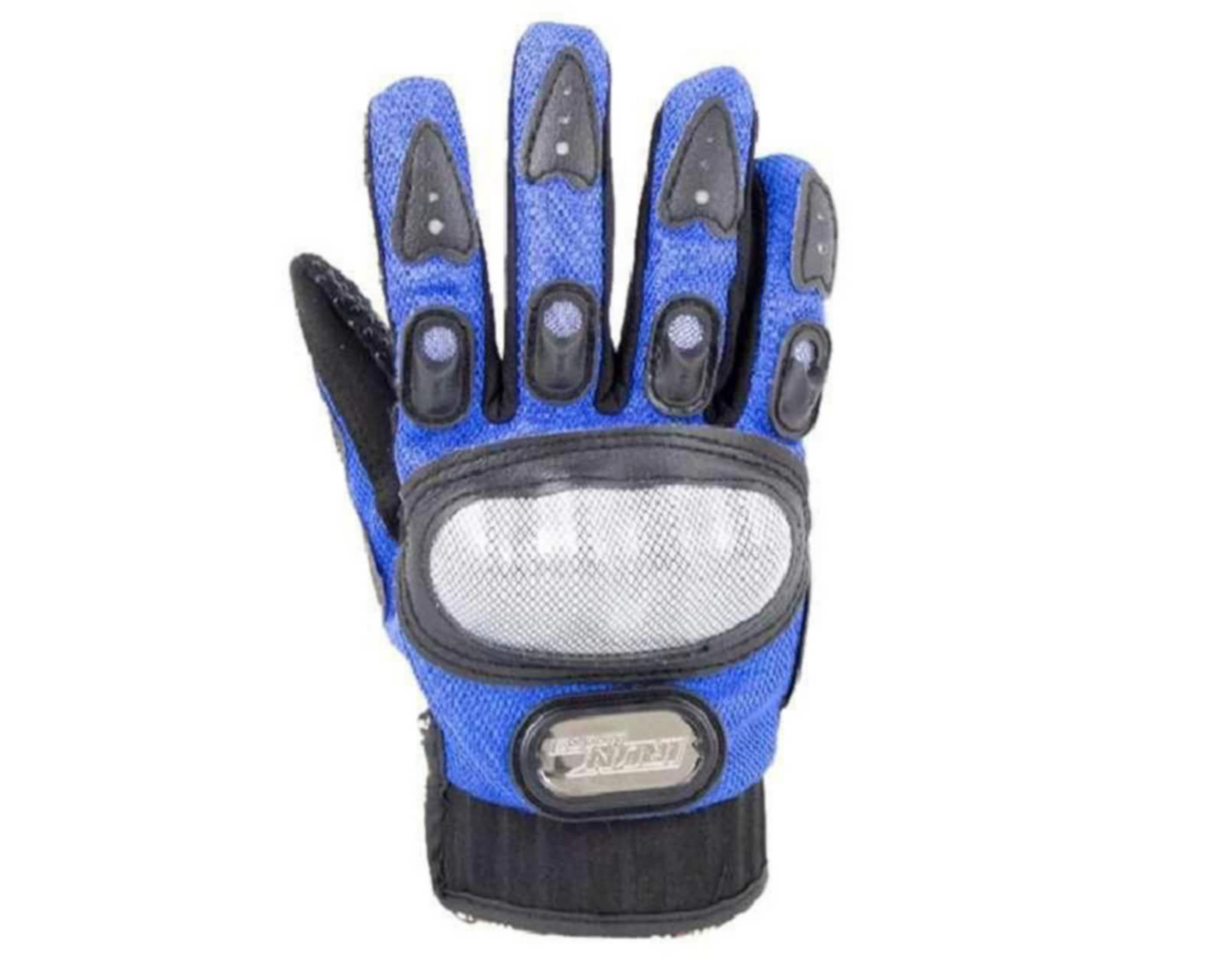 Foto 2 pulgar | Guantes para Motociclista Iron Racing Navegador M Azules