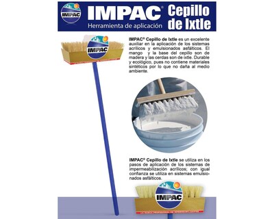 Foto 2 | Cepillo de Ixtle para Impermeabilizar Impac 1 Pieza
