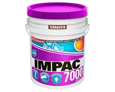 Foto 1 | Impermeabilizante Acrílico Impac 7000 Terracota 19 l
