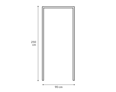 Foto 4 | Marco Capex de Acero Galvanizado para Exterior de 90 x 210 cm