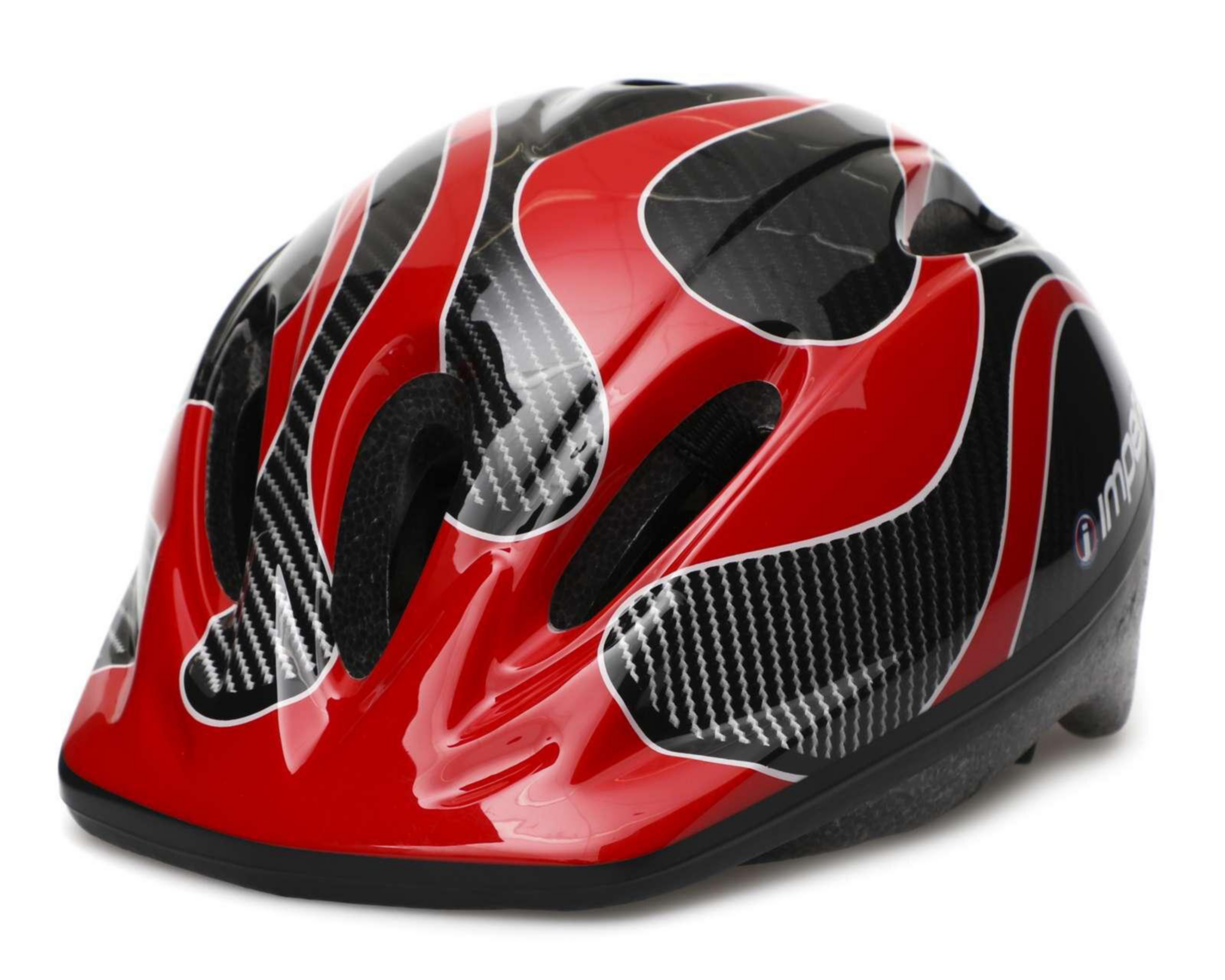 Foto 2 | Casco y Accesorios para Ciclista Imperio Infantil Negro/Rojo