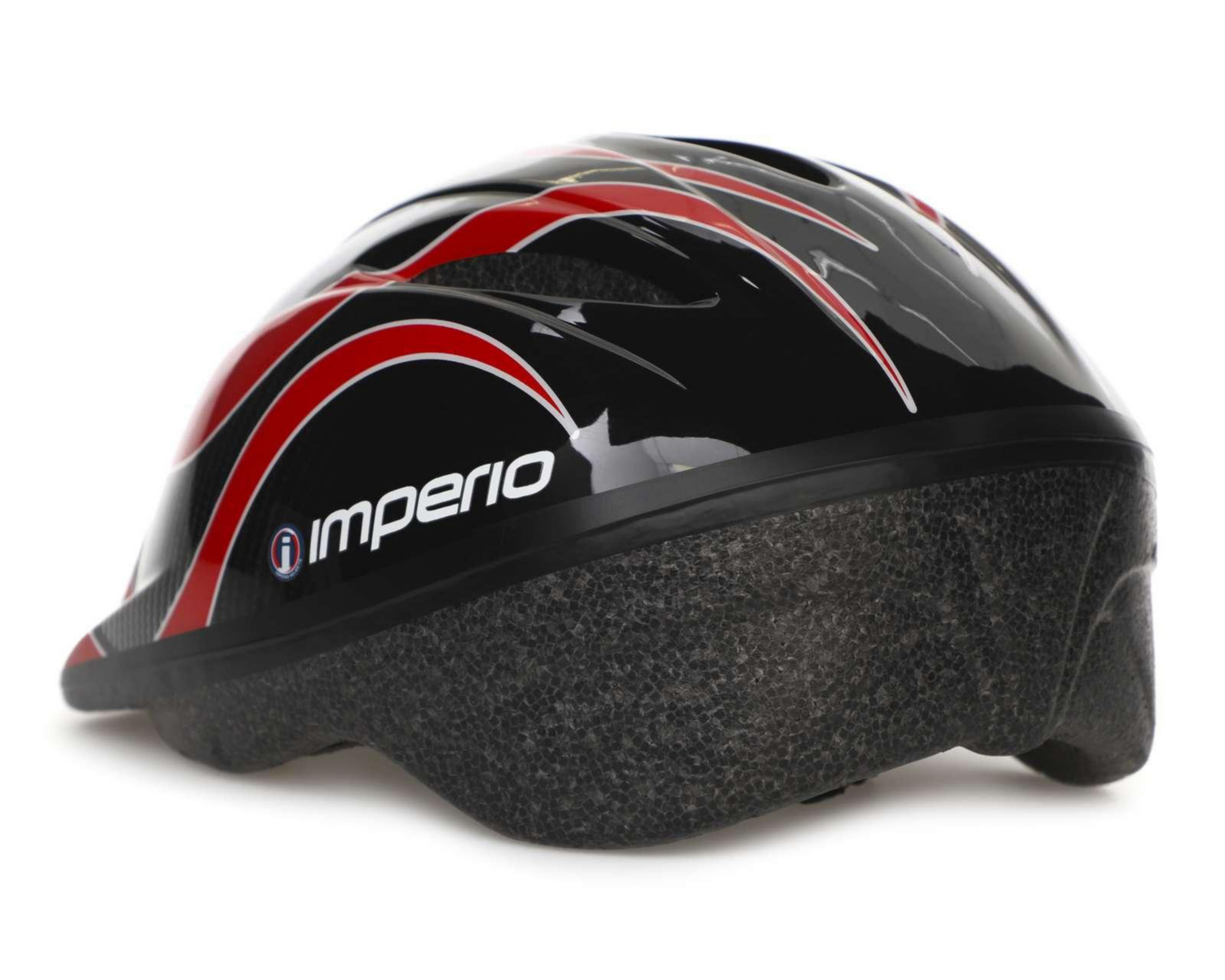 Foto 5 pulgar | Casco y Accesorios para Ciclista Imperio Infantil Negro/Rojo