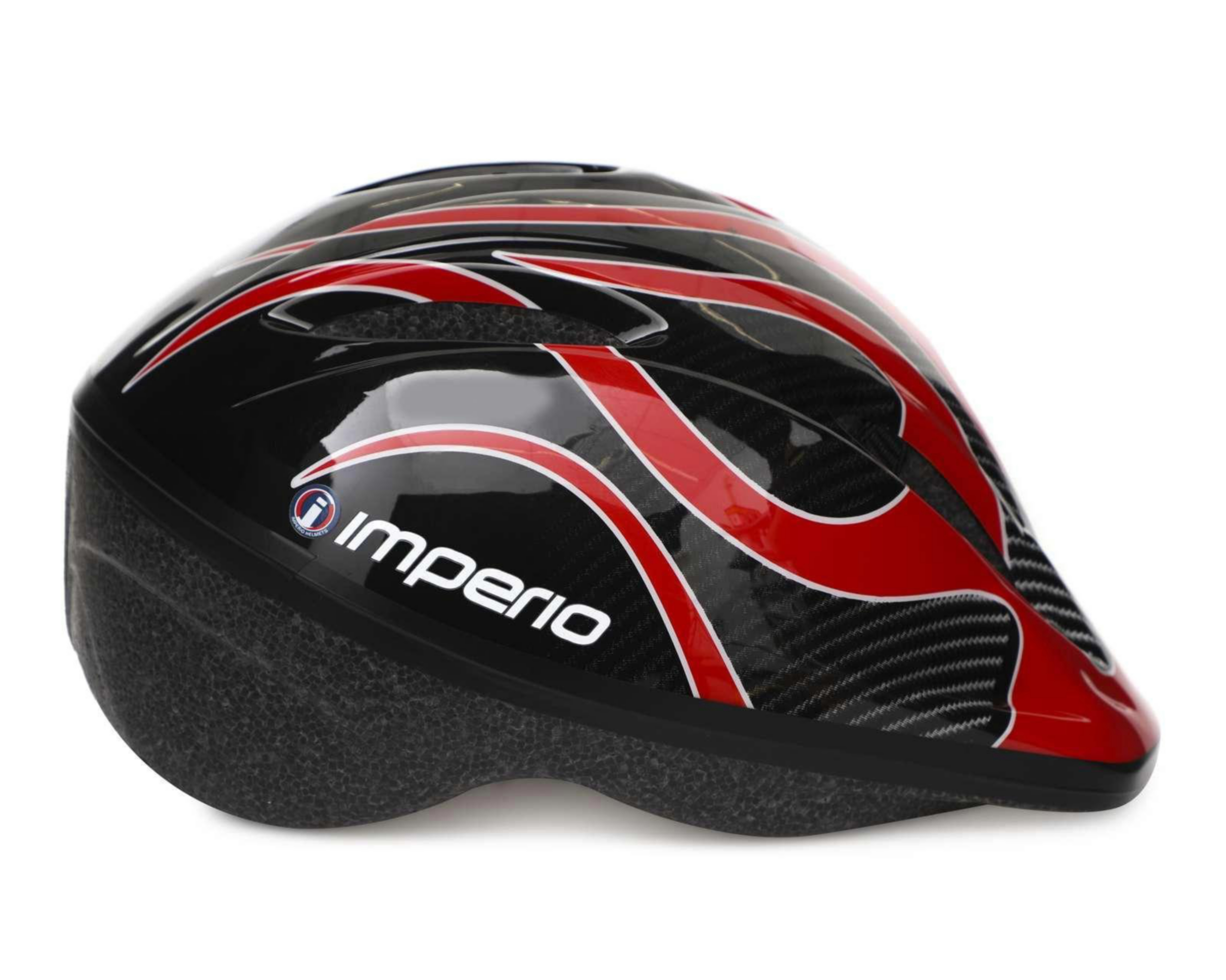 Foto 7 pulgar | Casco y Accesorios para Ciclista Imperio Infantil Negro/Rojo