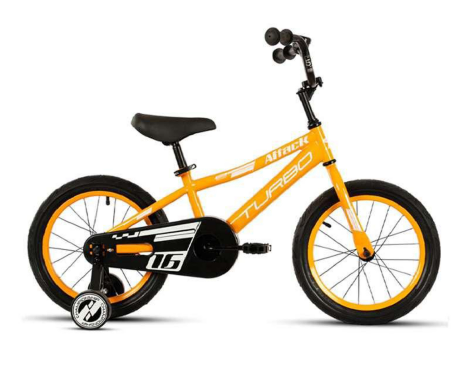 Bicicleta Infantil Turbo Attack de 16" Amarilla