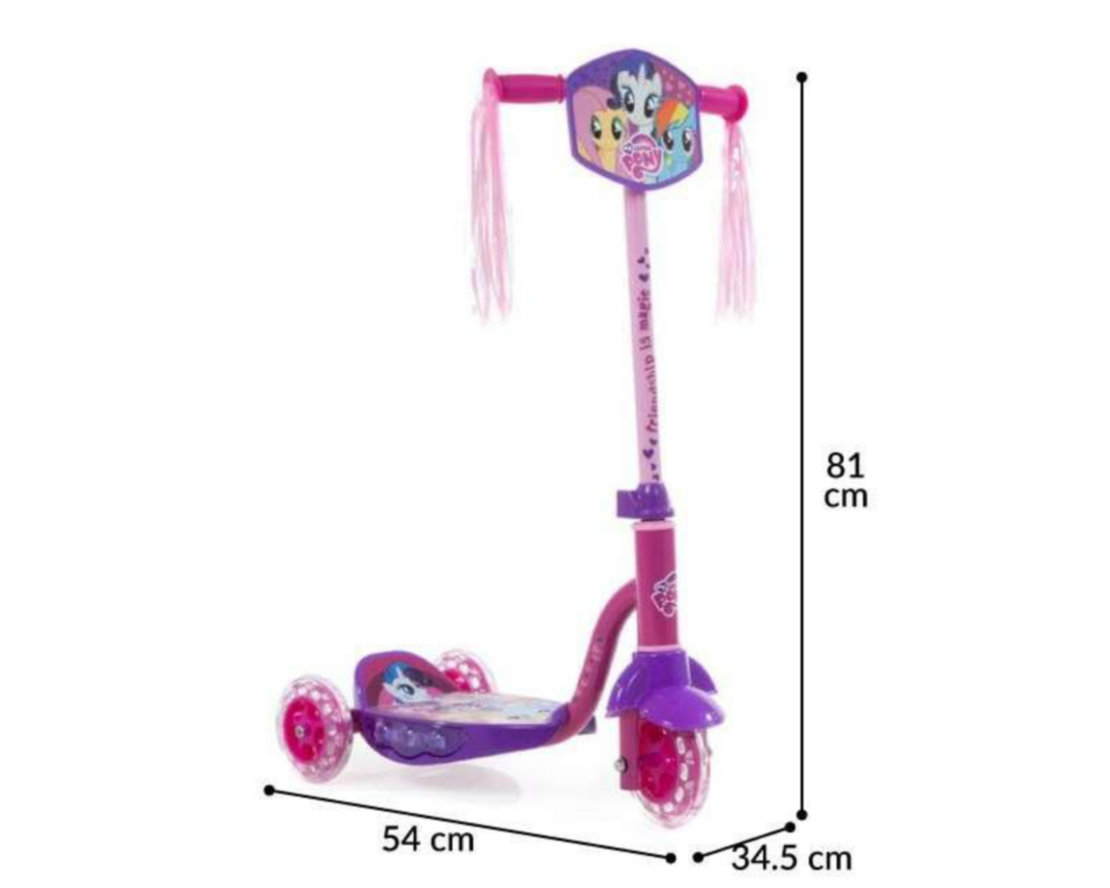 Foto 6 pulgar | Scooter Flying Wheels My Little Pony con Luz