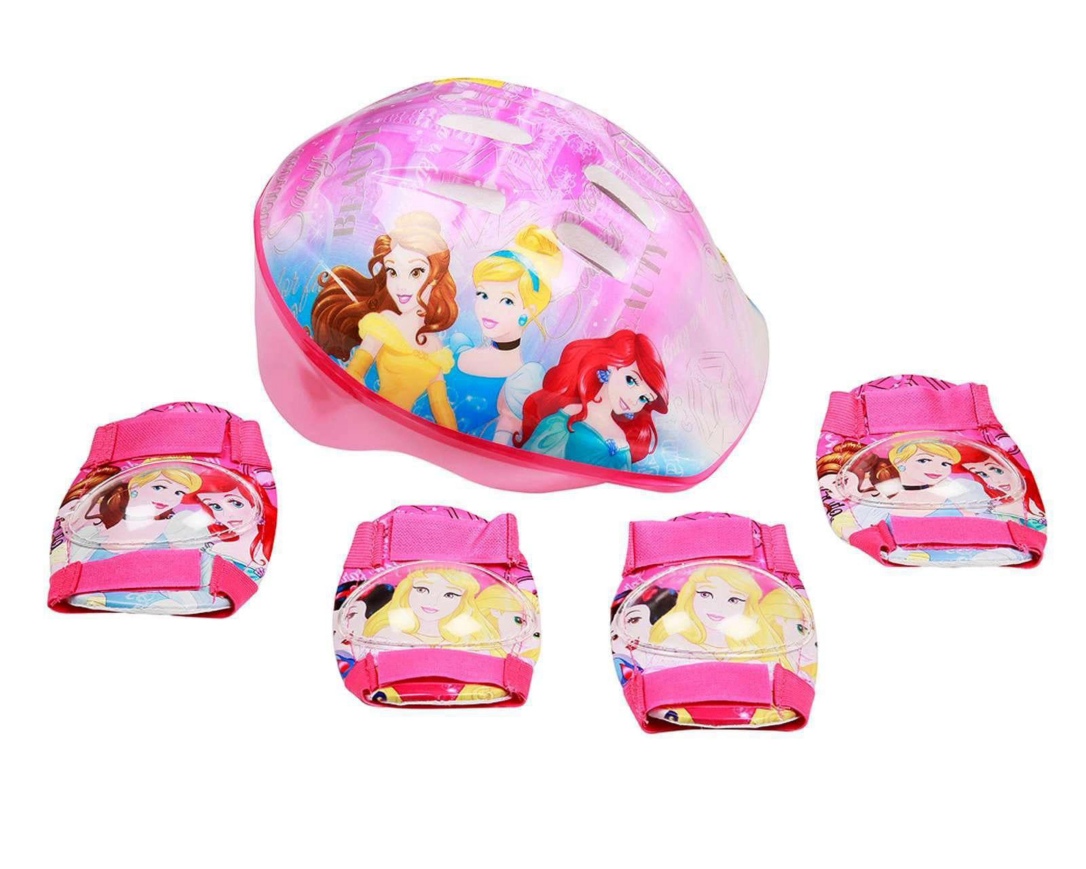 Foto 2 pulgar | Set de Protección Goplas Princesas Rosa para Bicicleta