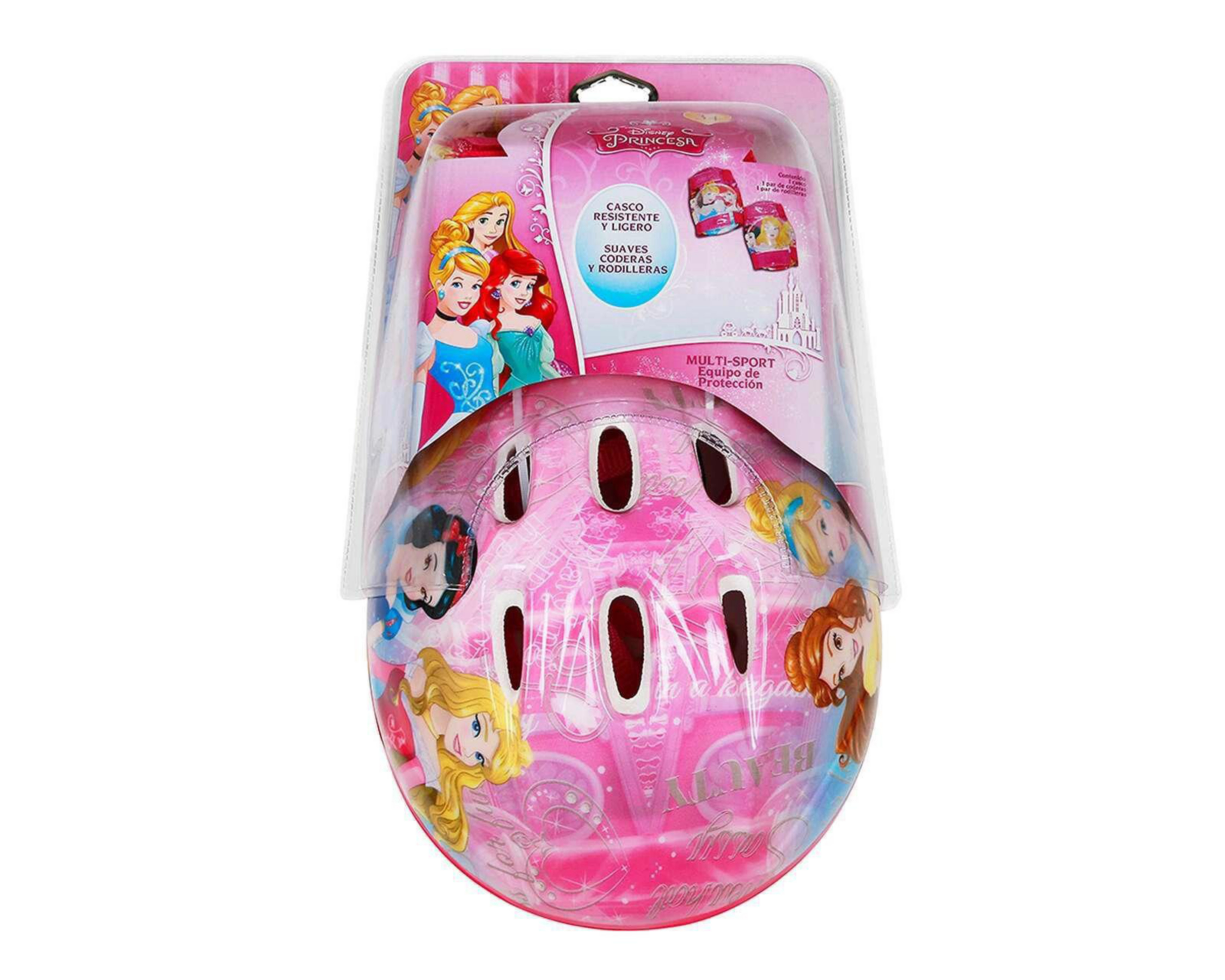 Foto 4 pulgar | Set de Protección Goplas Princesas Rosa para Bicicleta