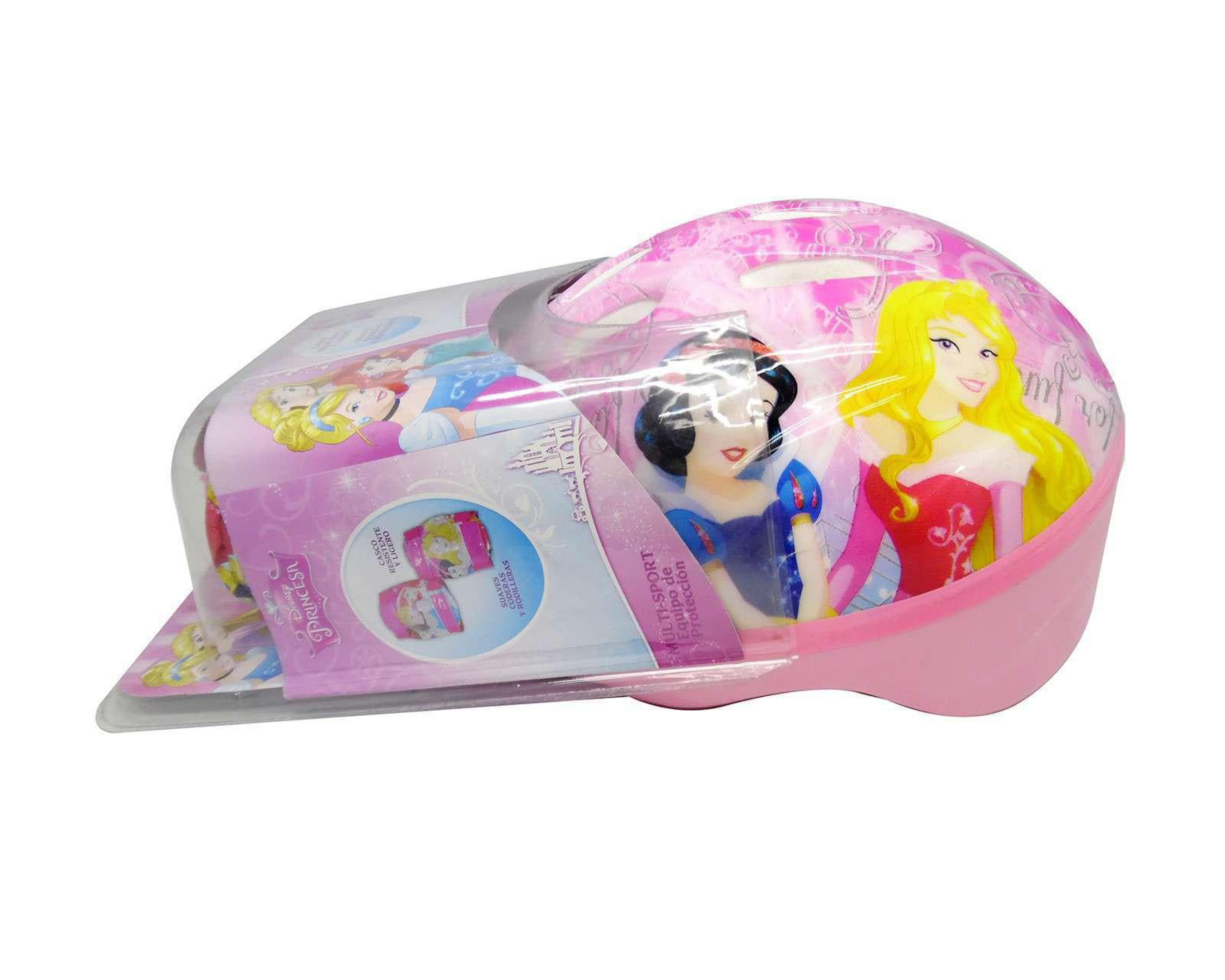 Foto 5 pulgar | Set de Protección Goplas Princesas Rosa para Bicicleta