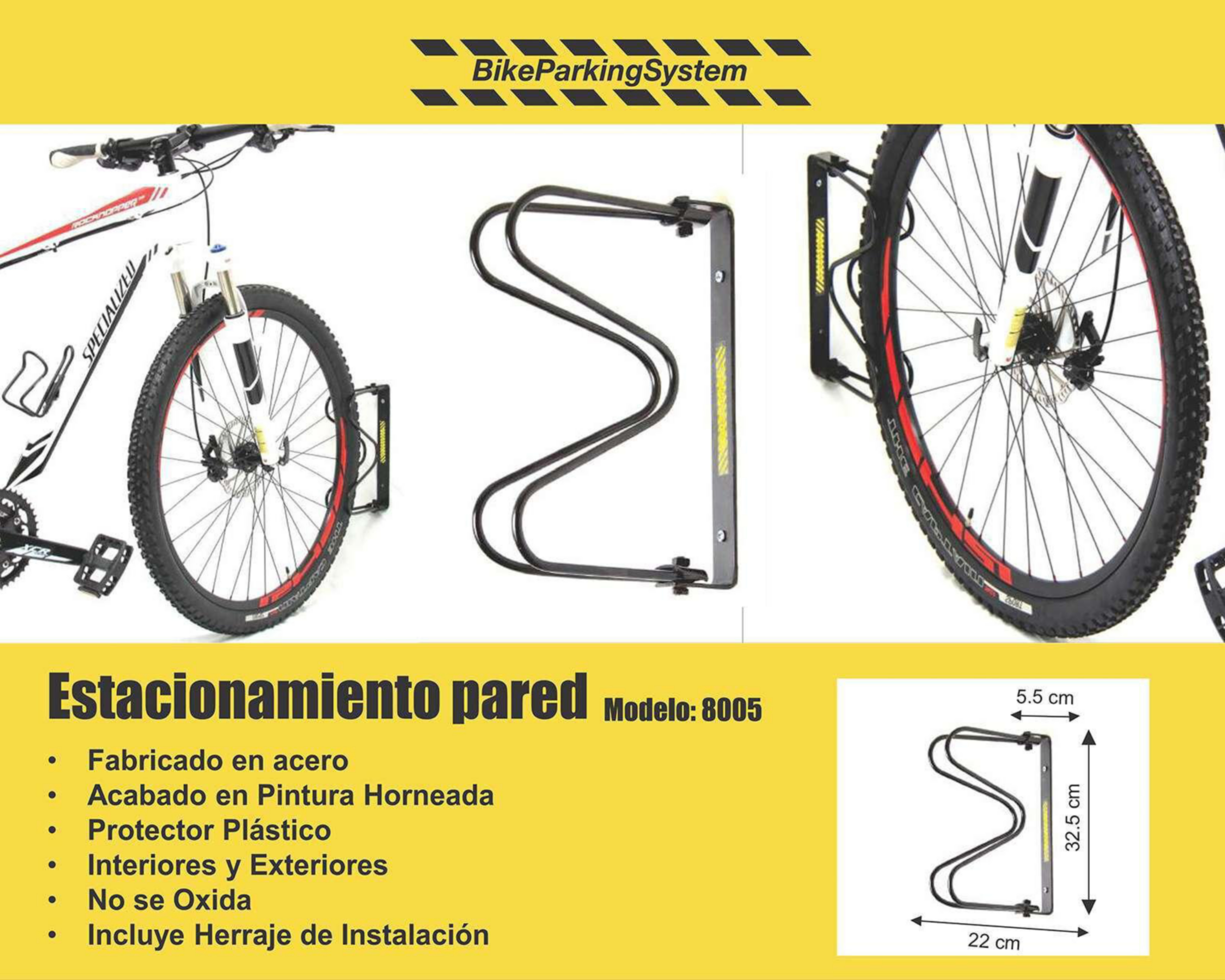 Foto 5 pulgar | Estacionamiento para Bicicleta BKPS 8005EP