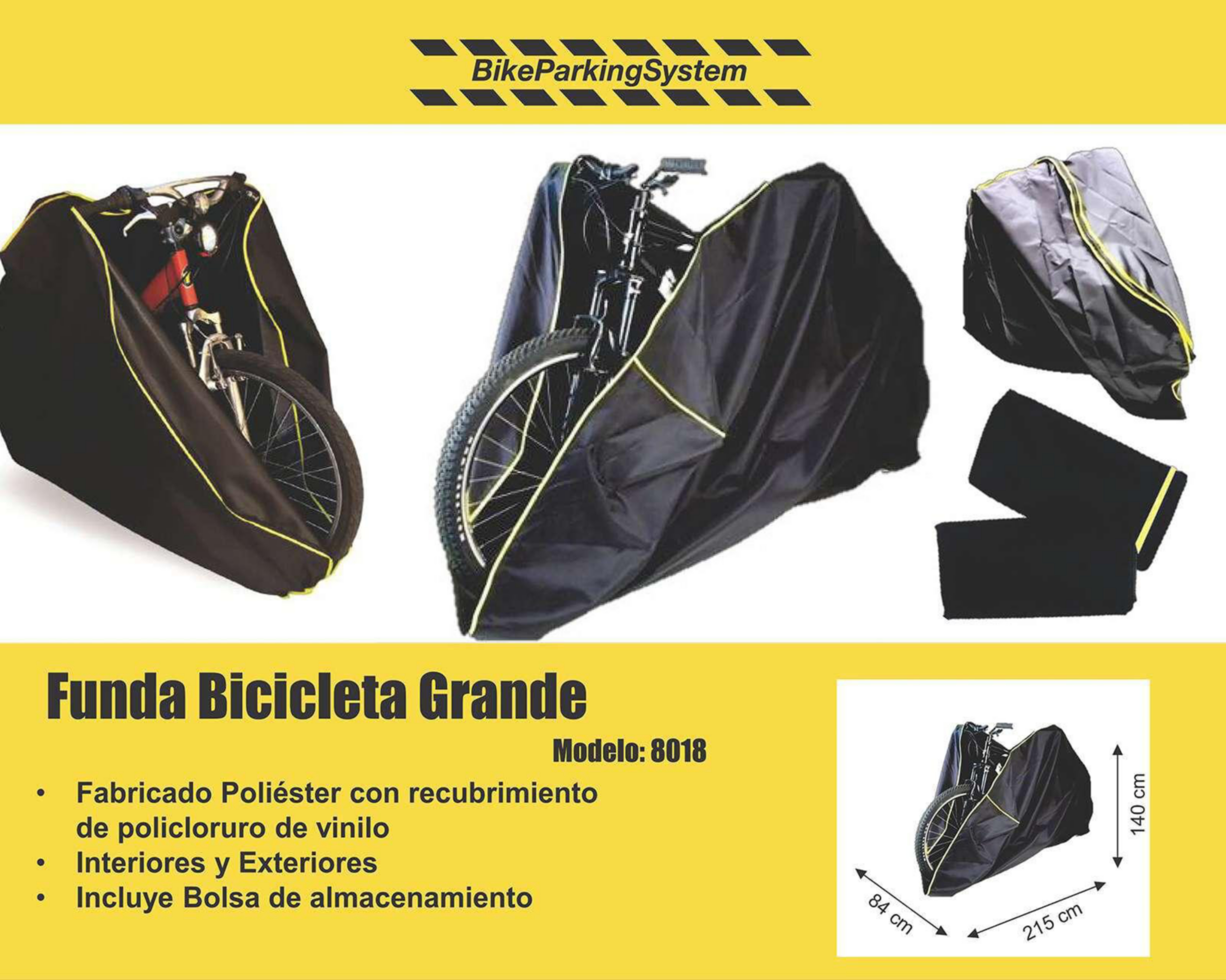 Foto 5 pulgar | Funda para Bicicleta BKPS 8018FB